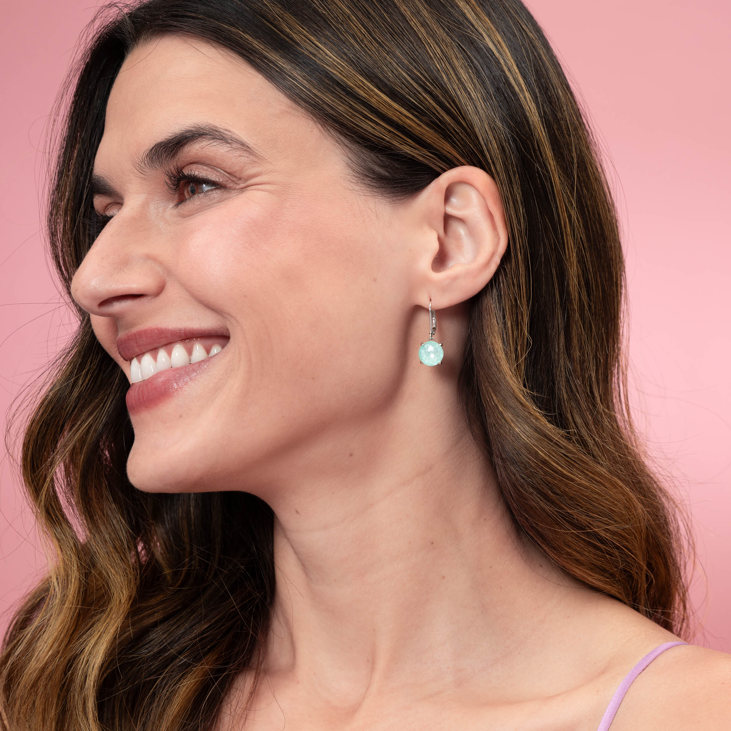 Ella Earrings, Soft Mint — view 2