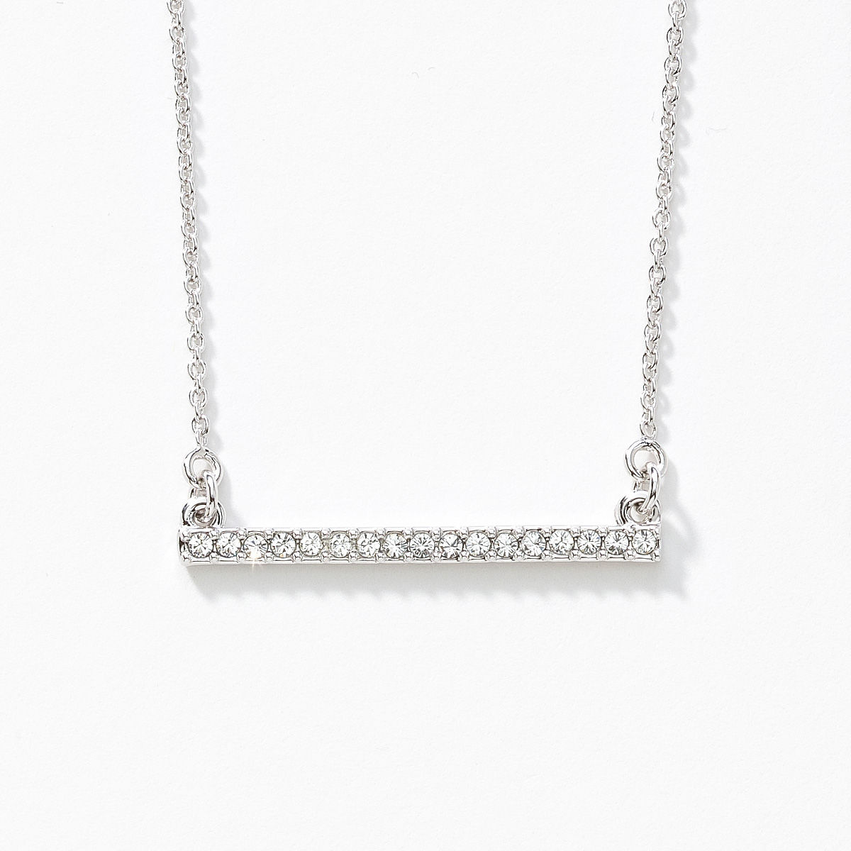 Pavé Bar Necklace