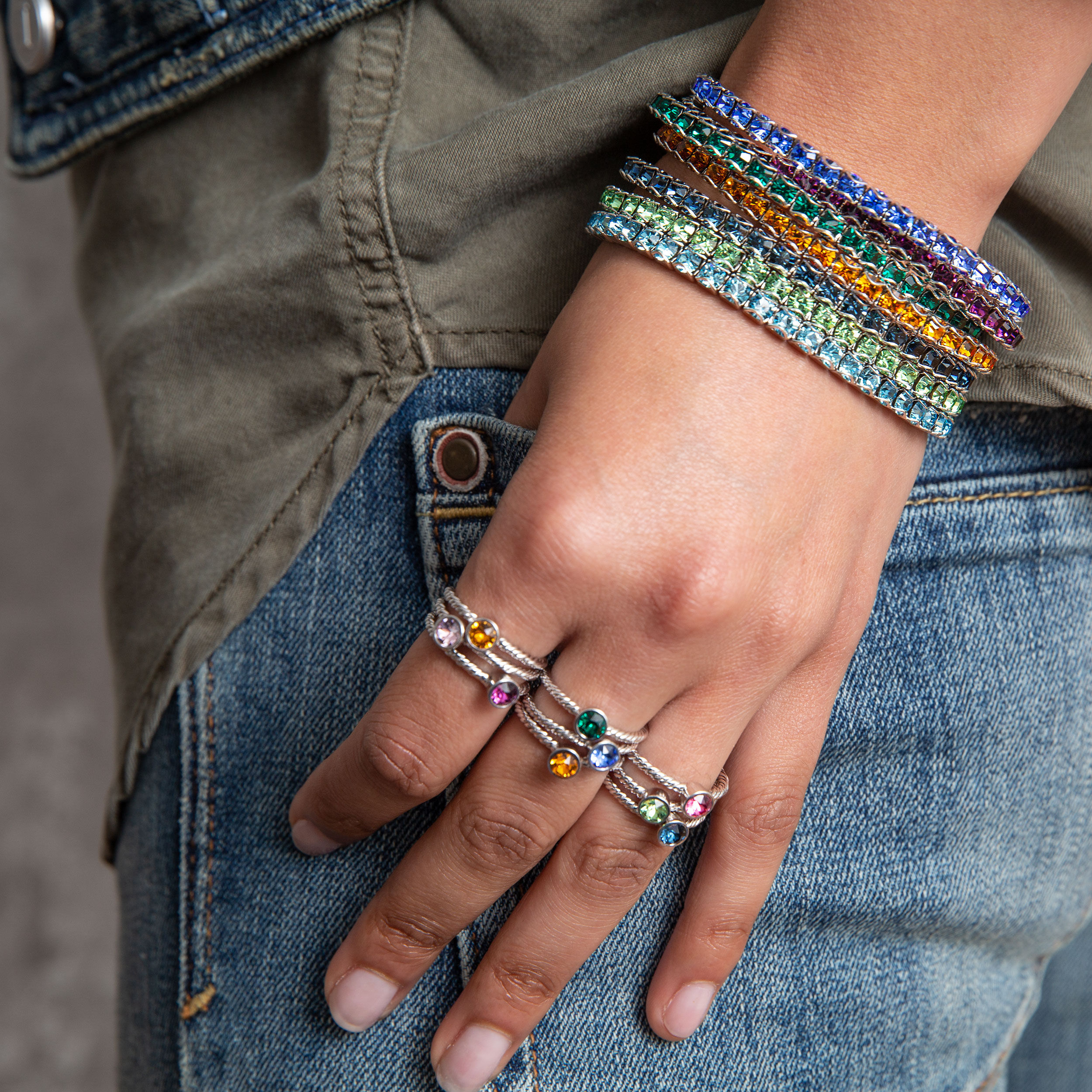 September Birthstone Ring — view 2