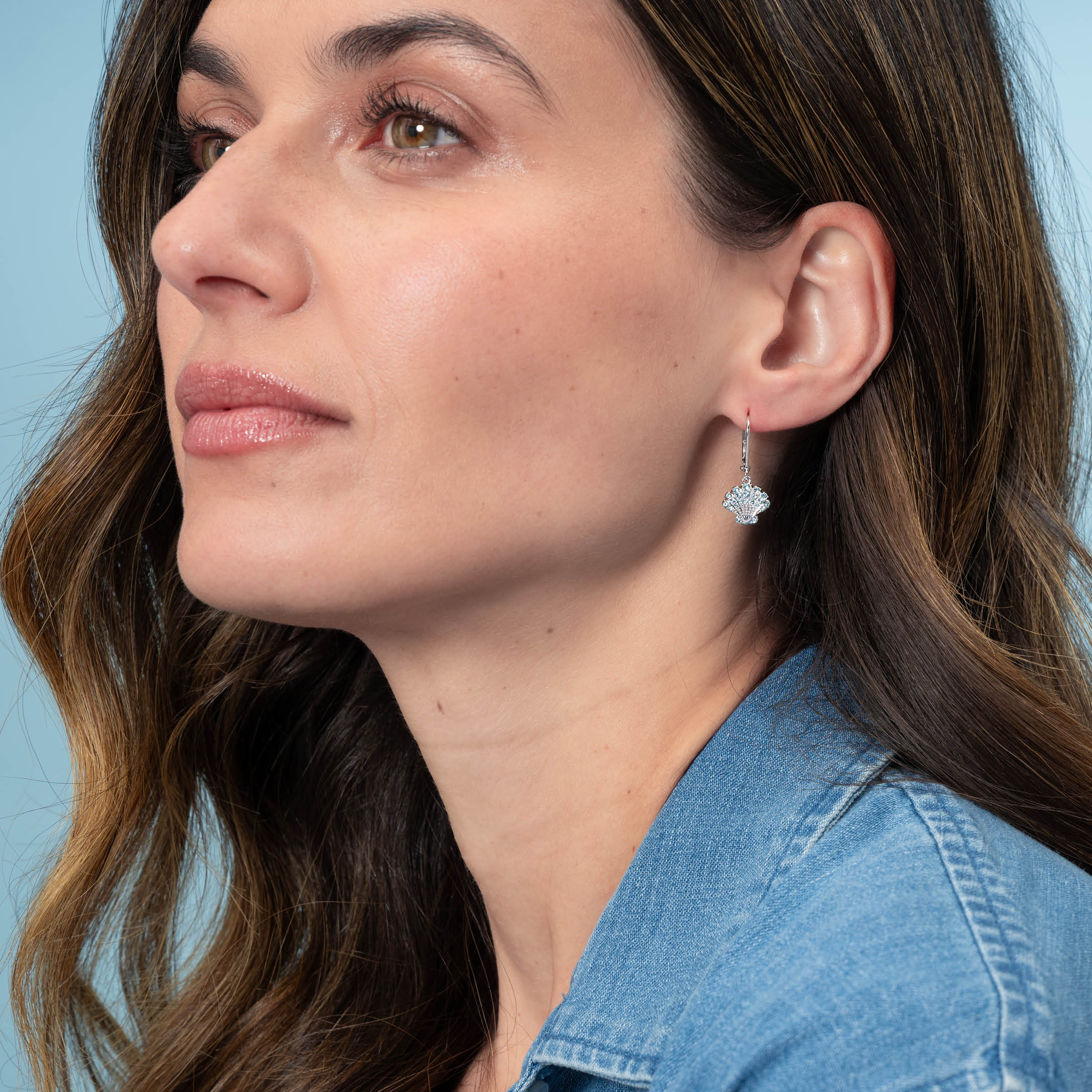 Scalloped Earrings — view 2