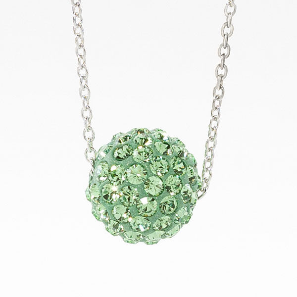 August Birthstone Necklace — view 3