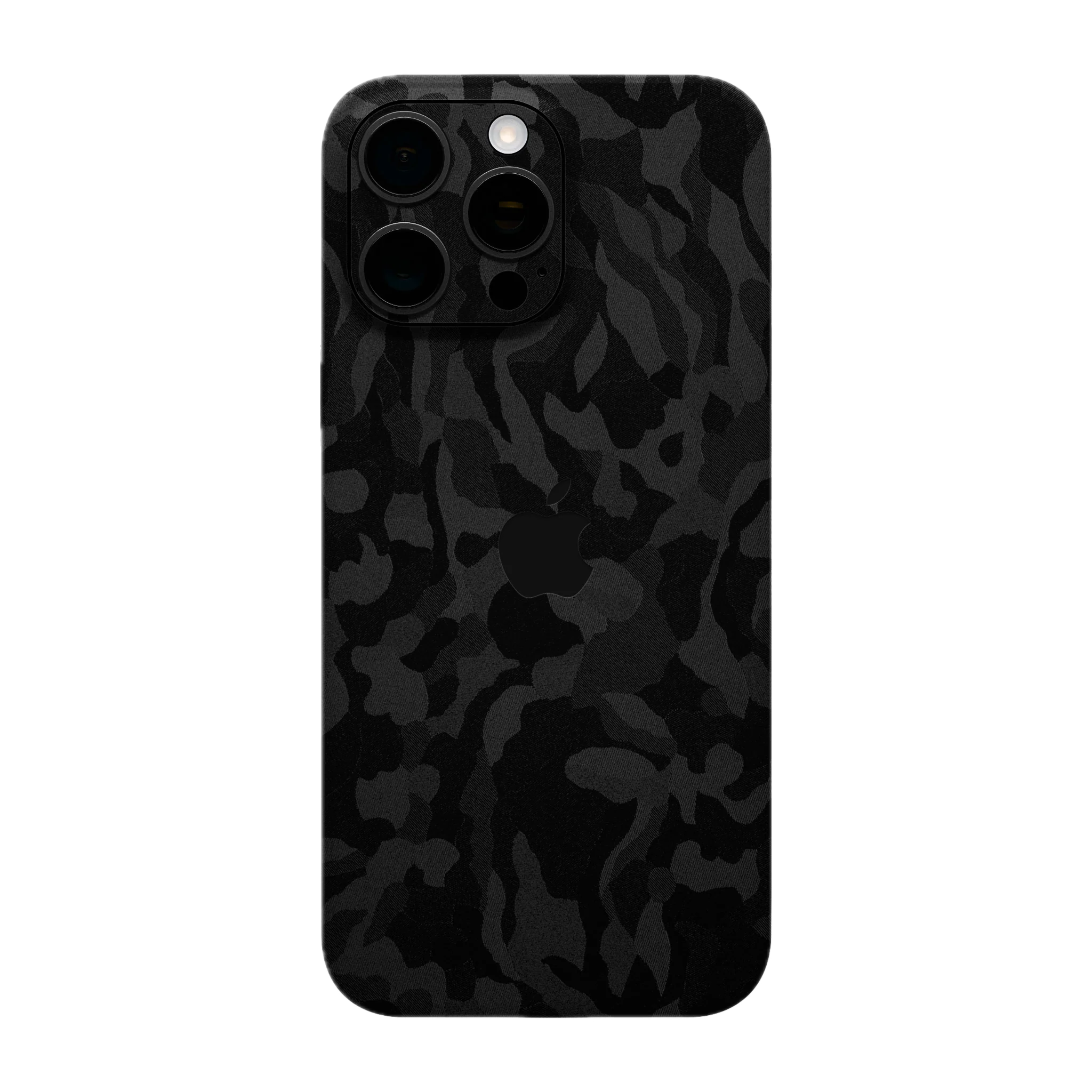 iPhone con camuflaje negro