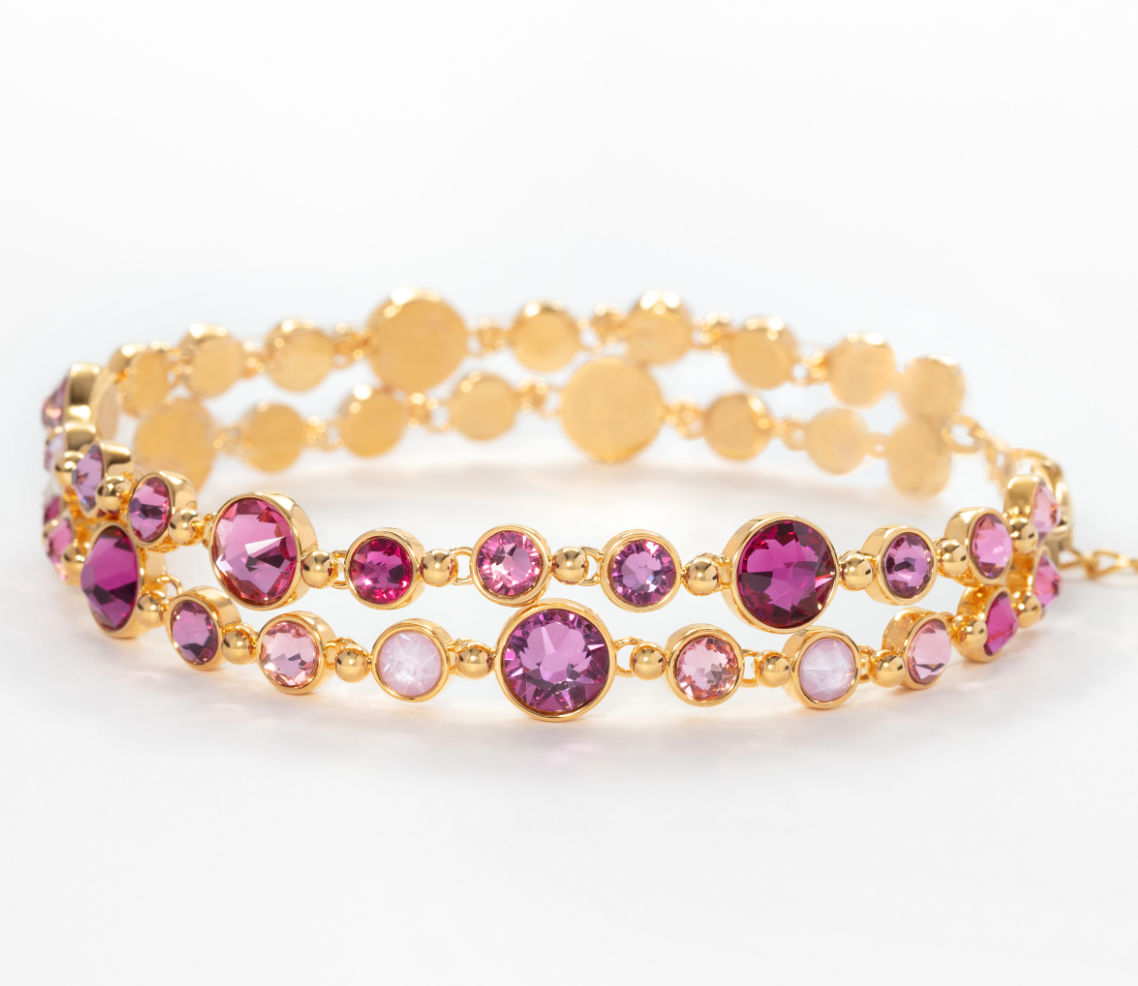 Glam Bracelet, Golden Pink