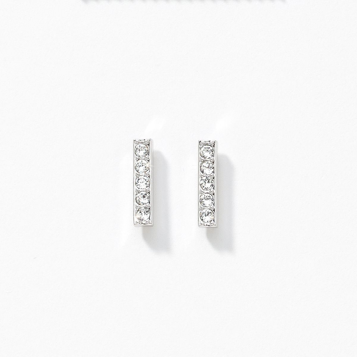 Pavé Bar Earrings