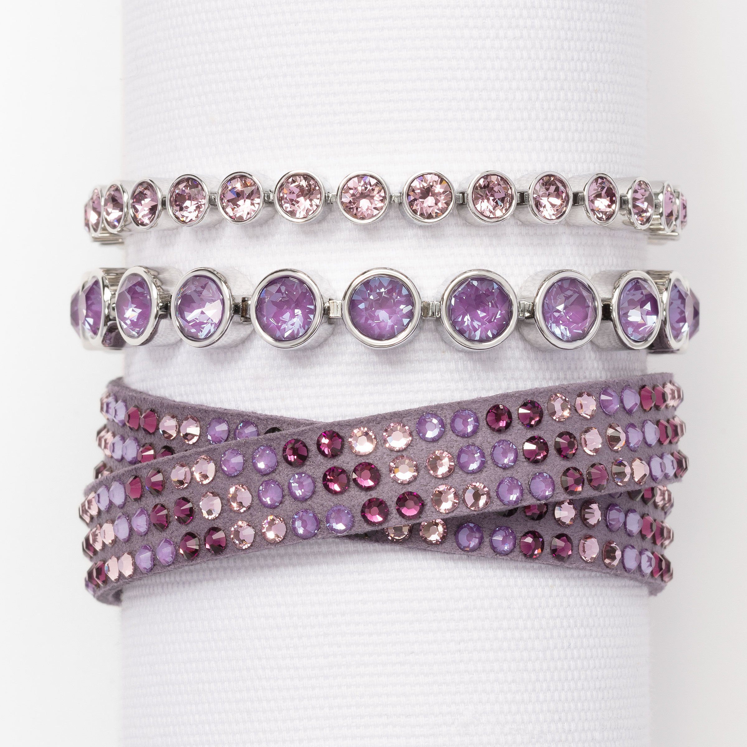 Mini Ice Bracelet, Light Amethyst — view 2