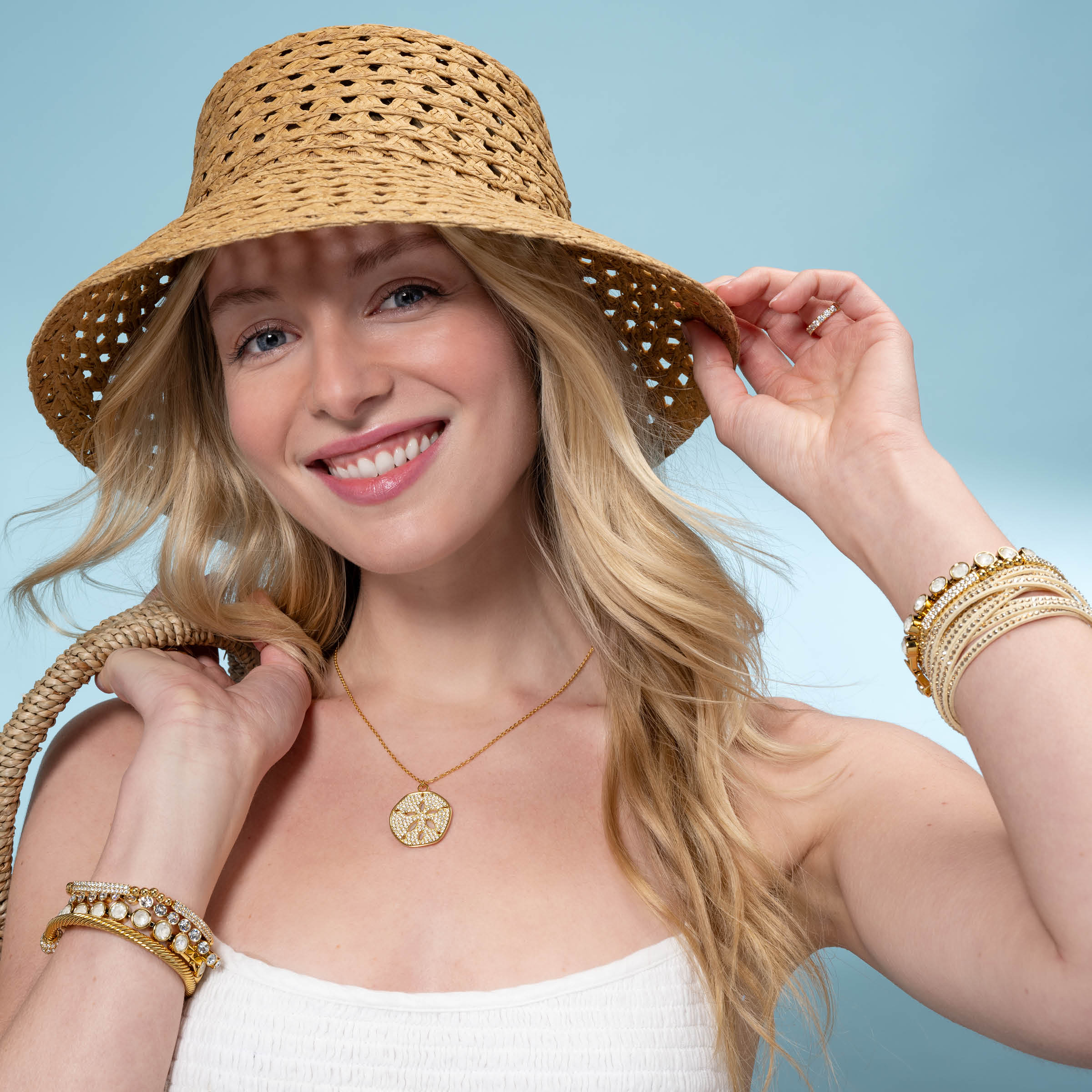 Sand Dollar Necklace — view 2
