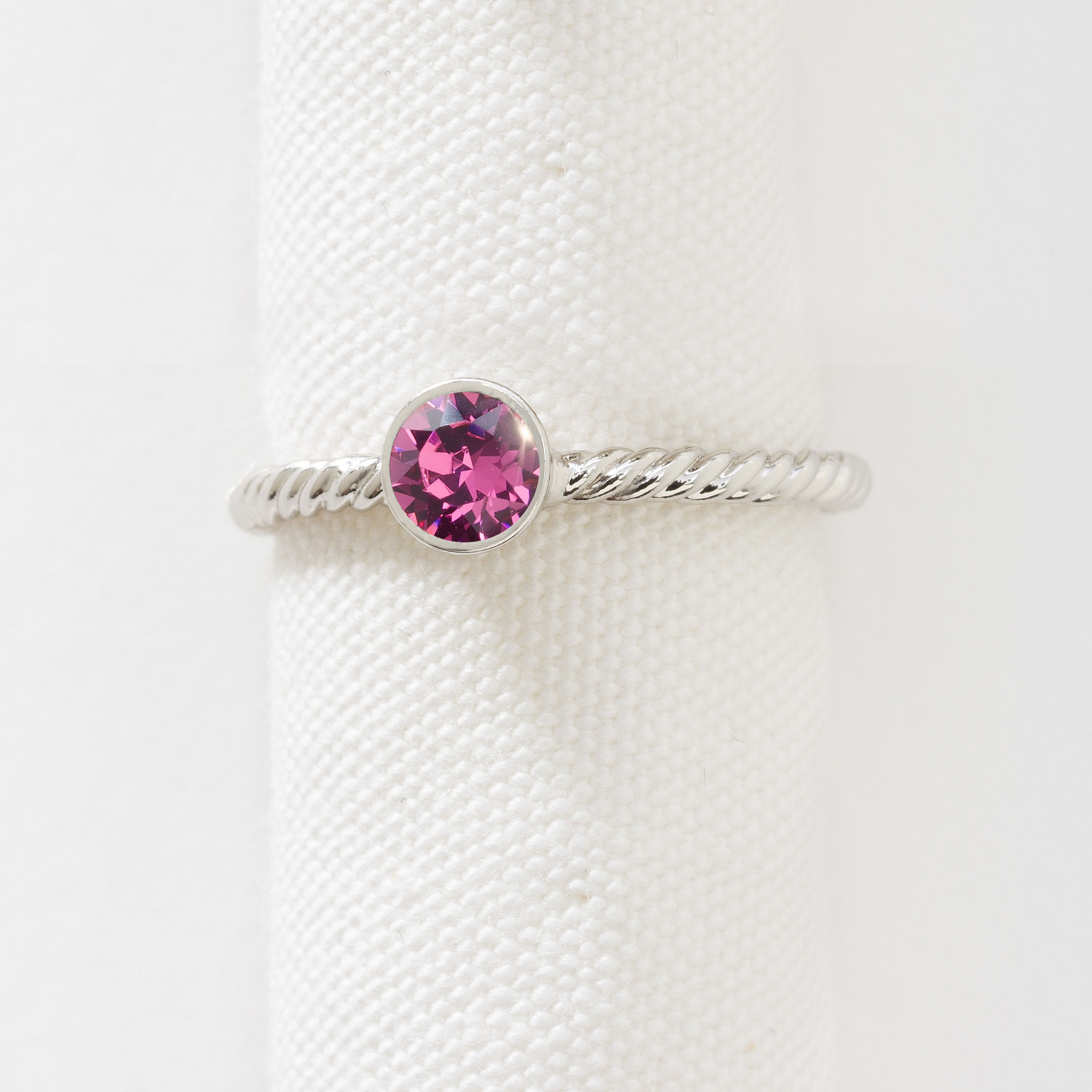 October Birthstone Ring — view 3