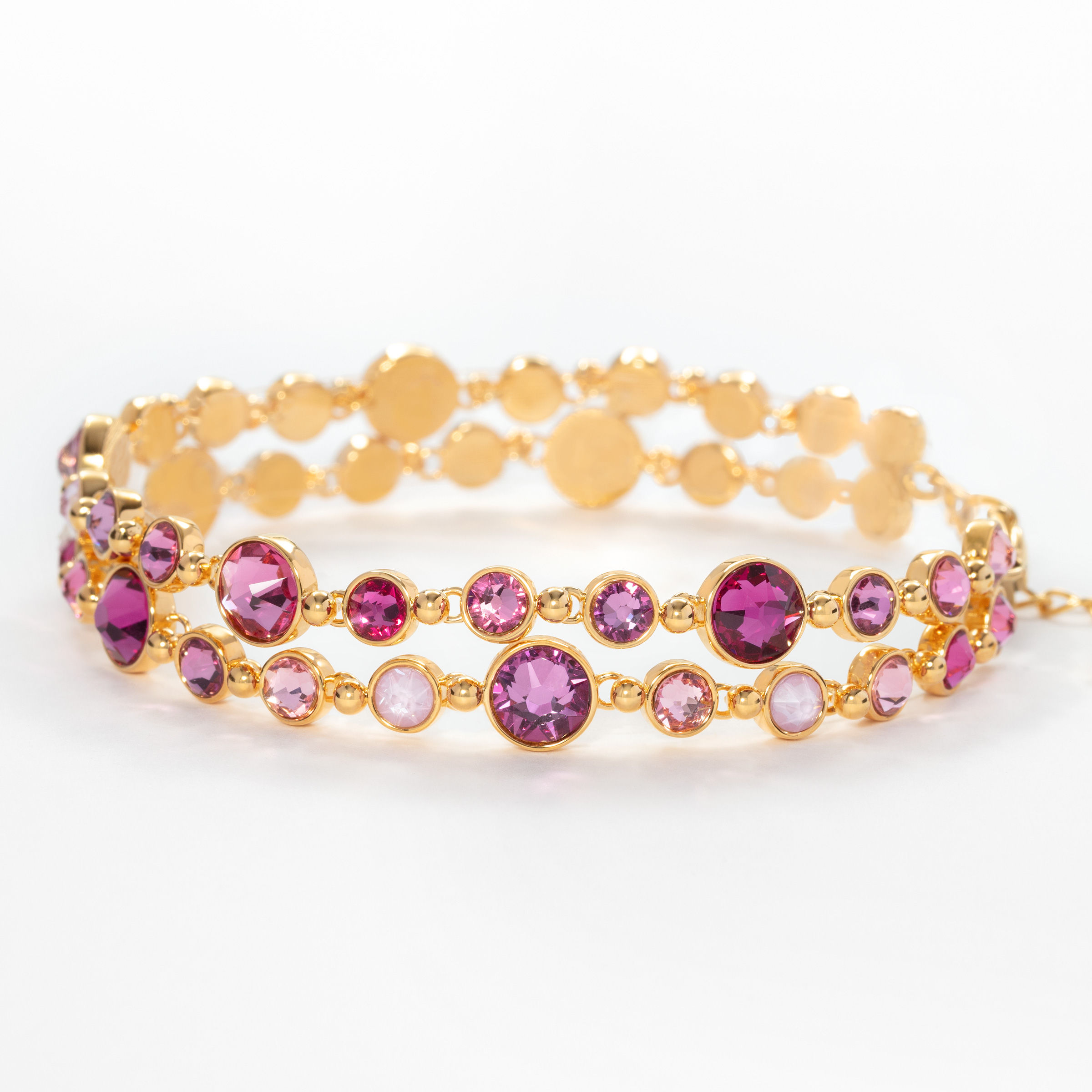 Glam Bracelet, Golden Pink