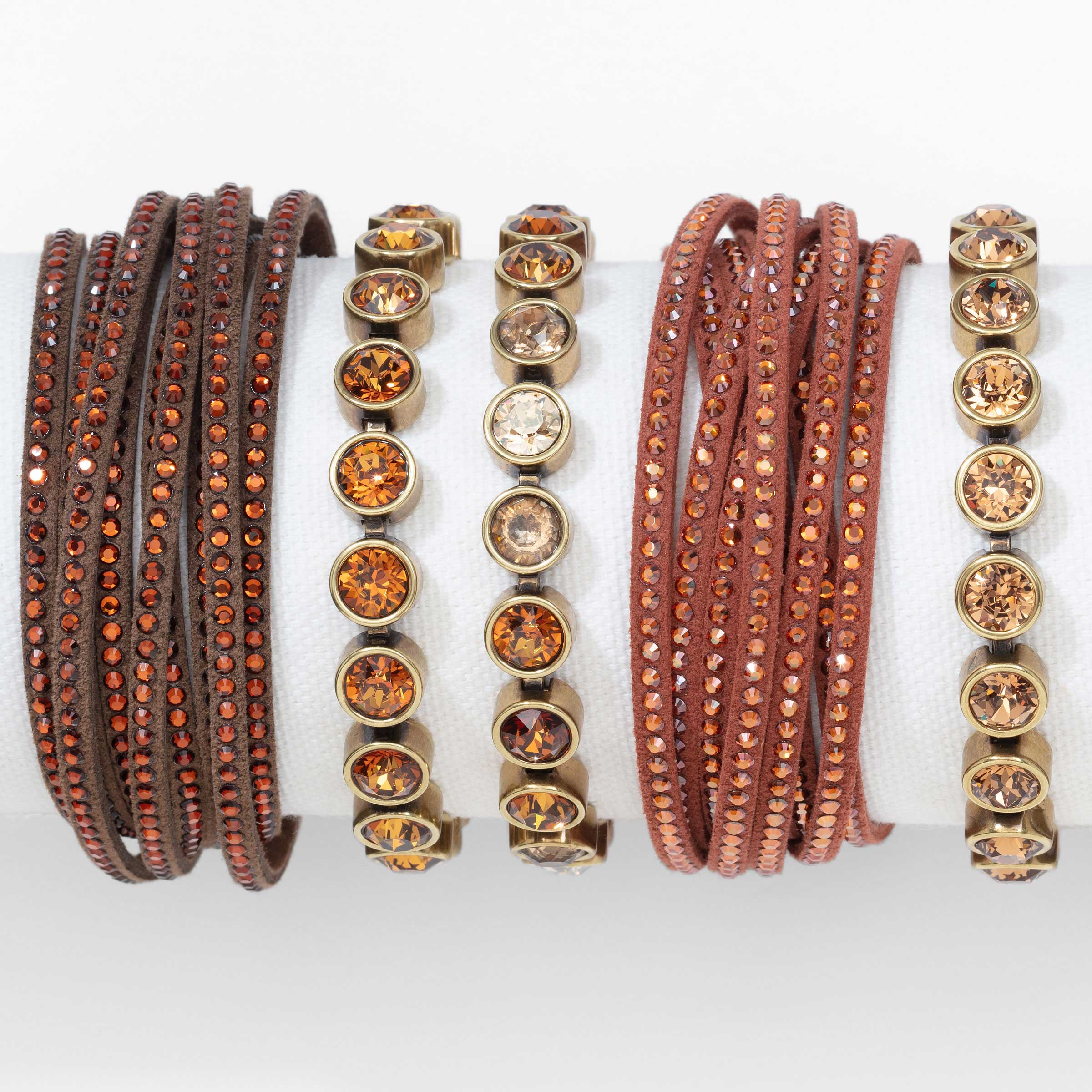 Wrap-Star Bracelet, Smoked Amber — view 5