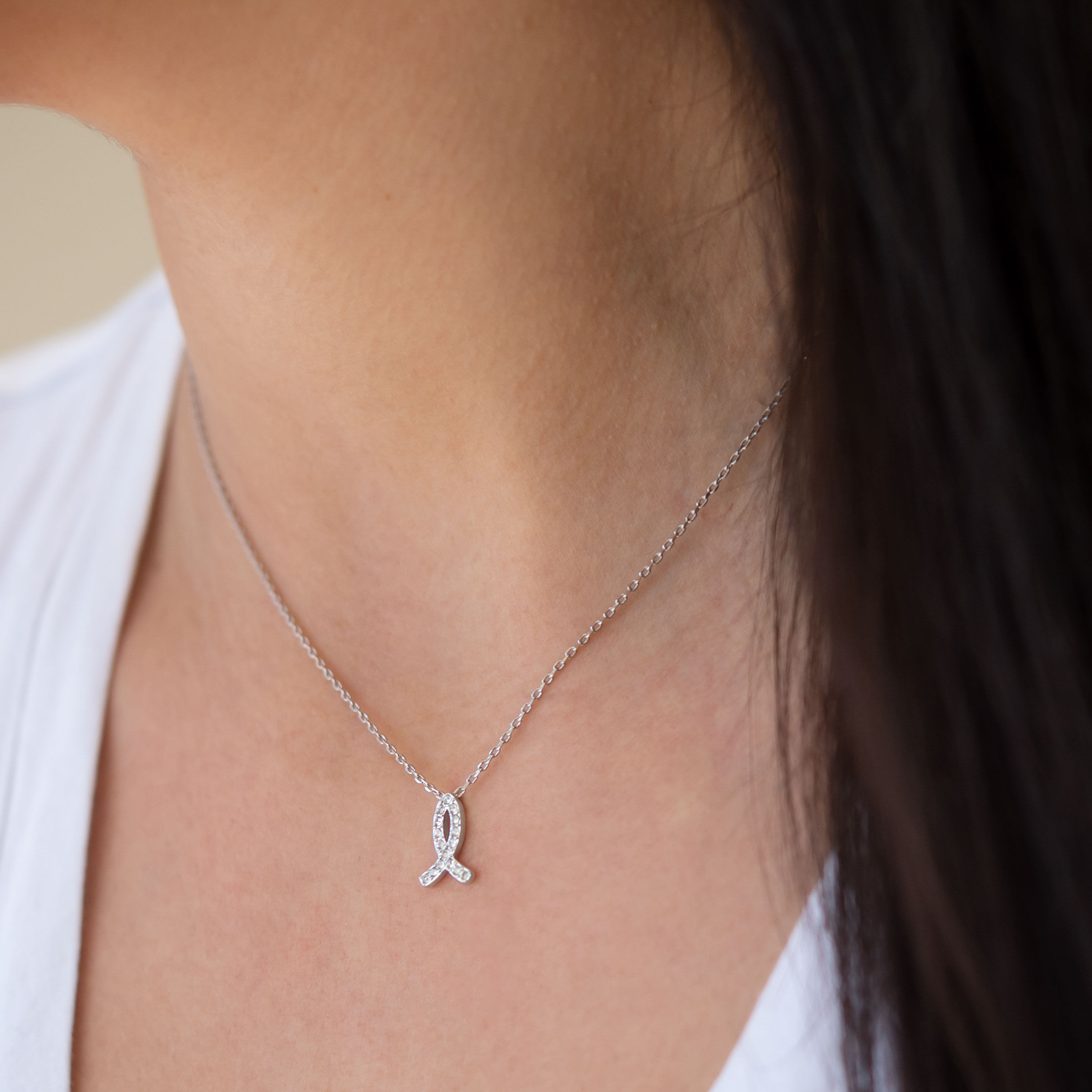 Ribbon Necklace — view 2