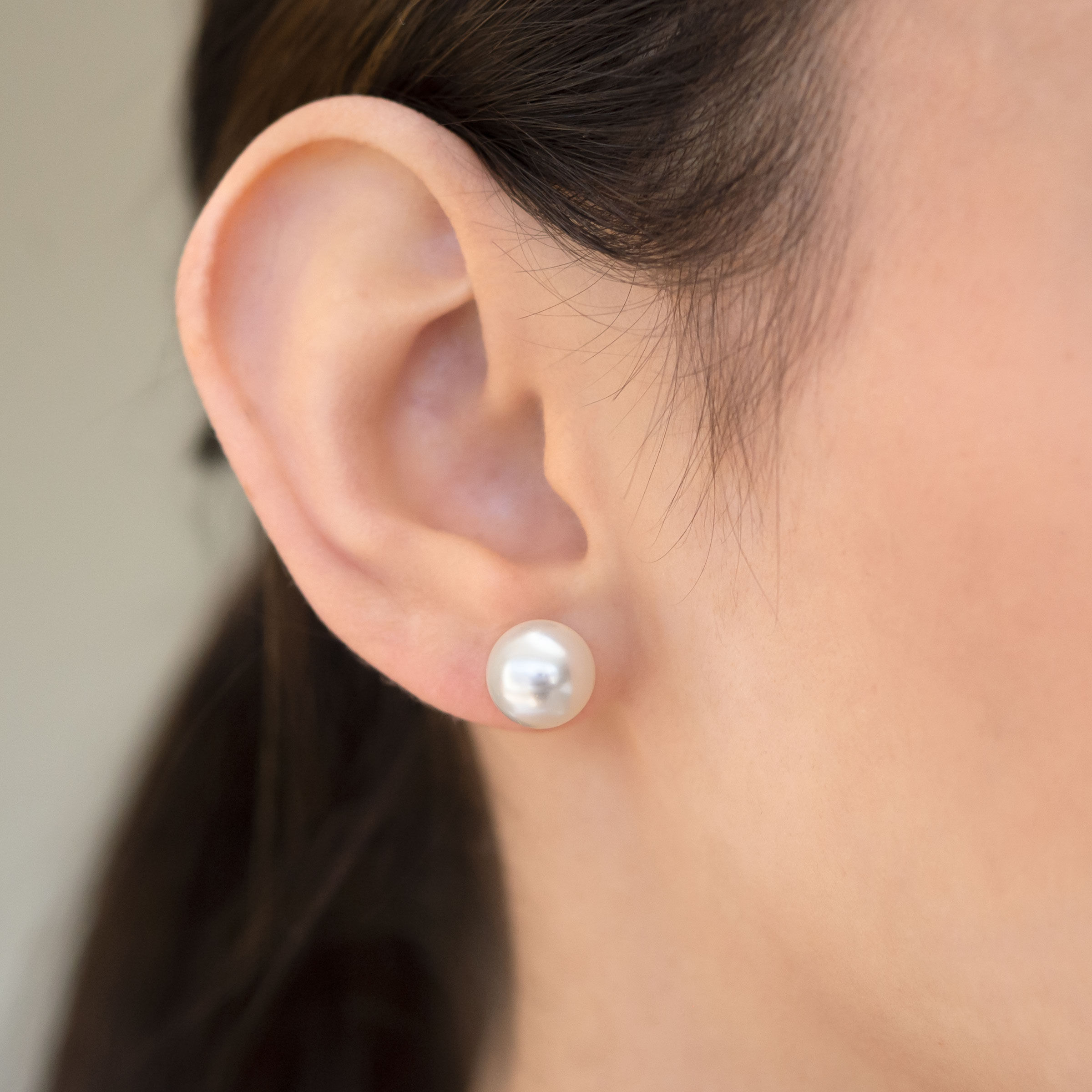 Flipside Earrings, White — view 2