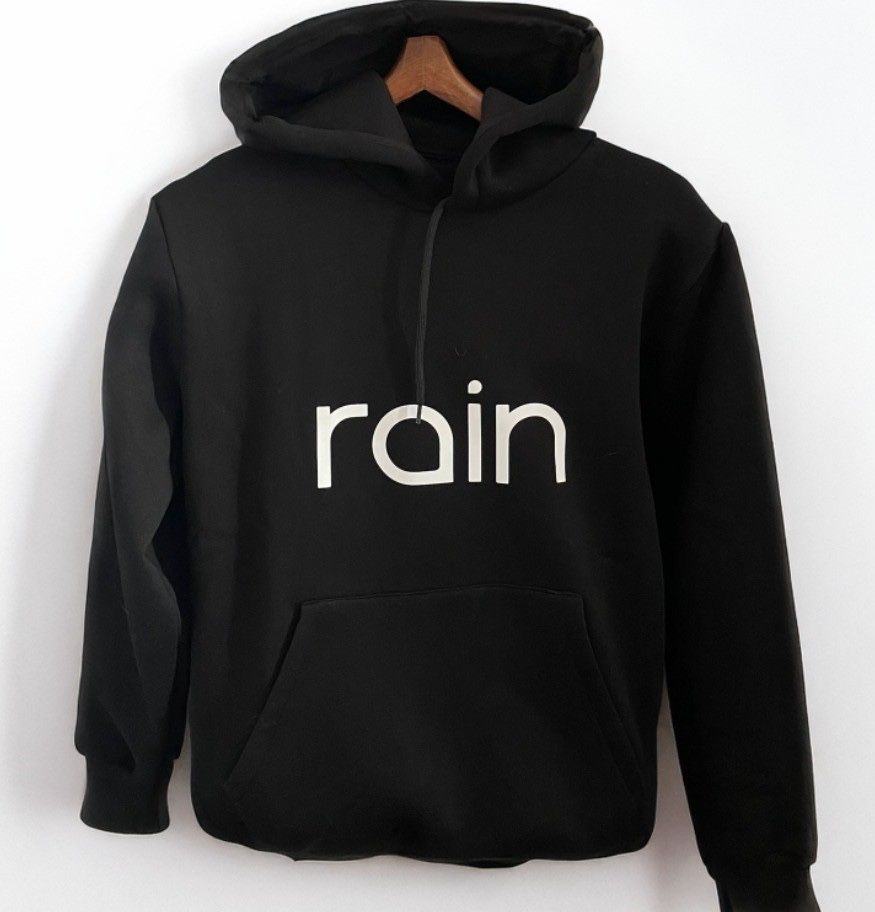 XL Black Rain Hoodie