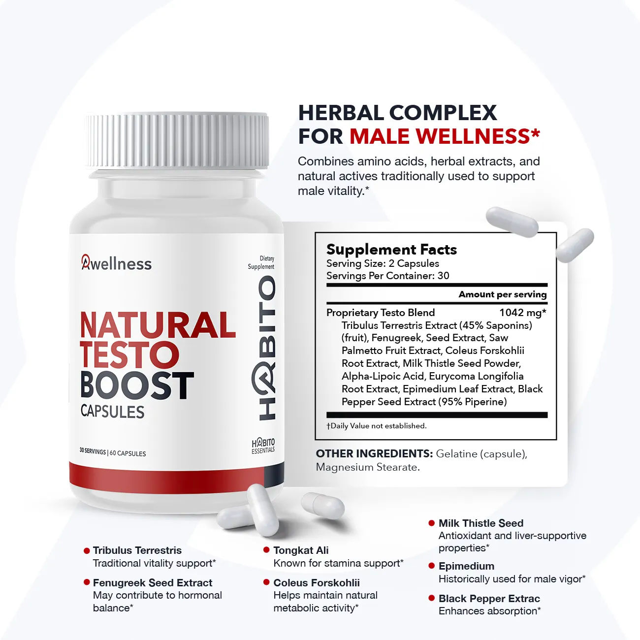 Natural Testo Boost Capsules