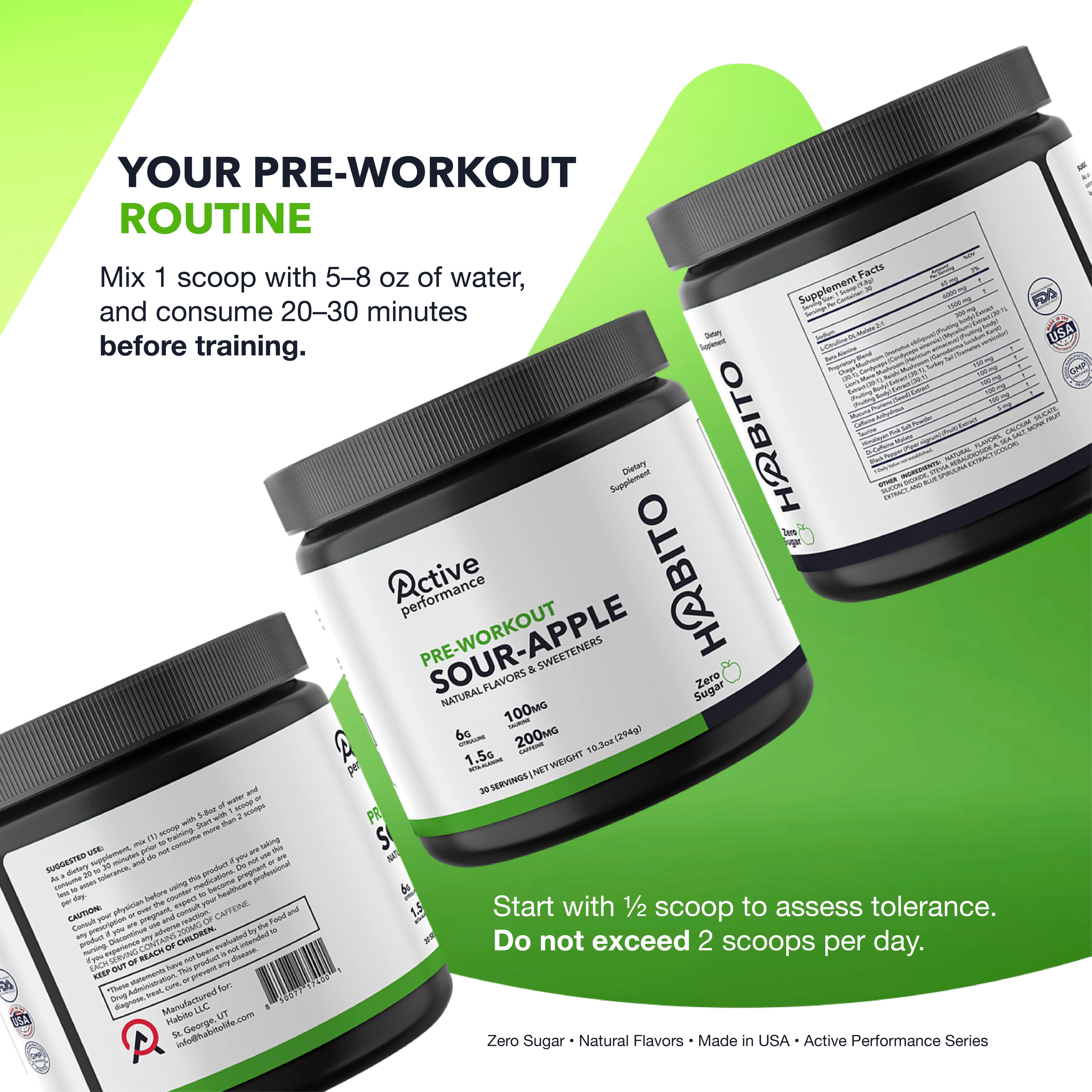 Pre Workout - Sour Apple