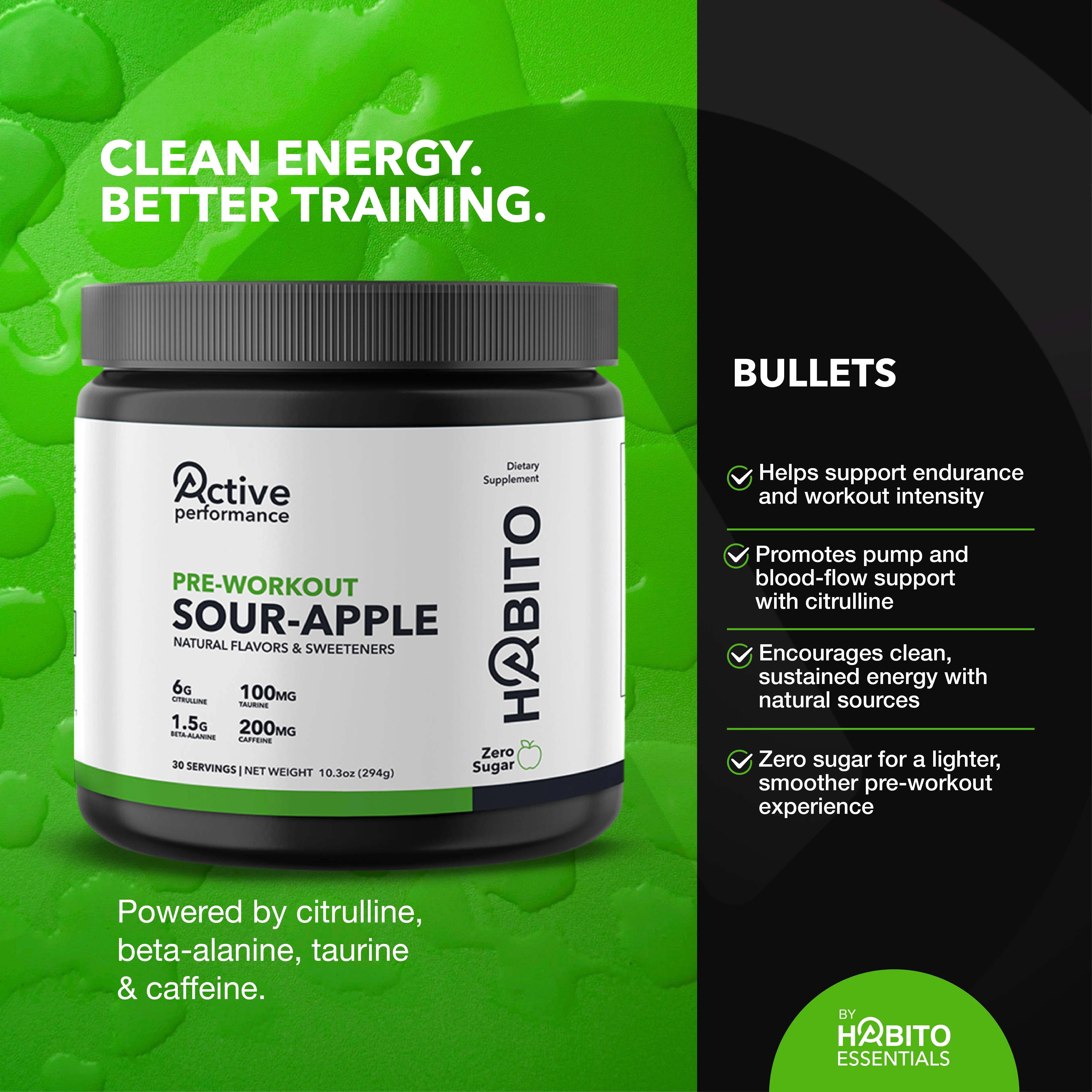 Pre Workout - Sour Apple