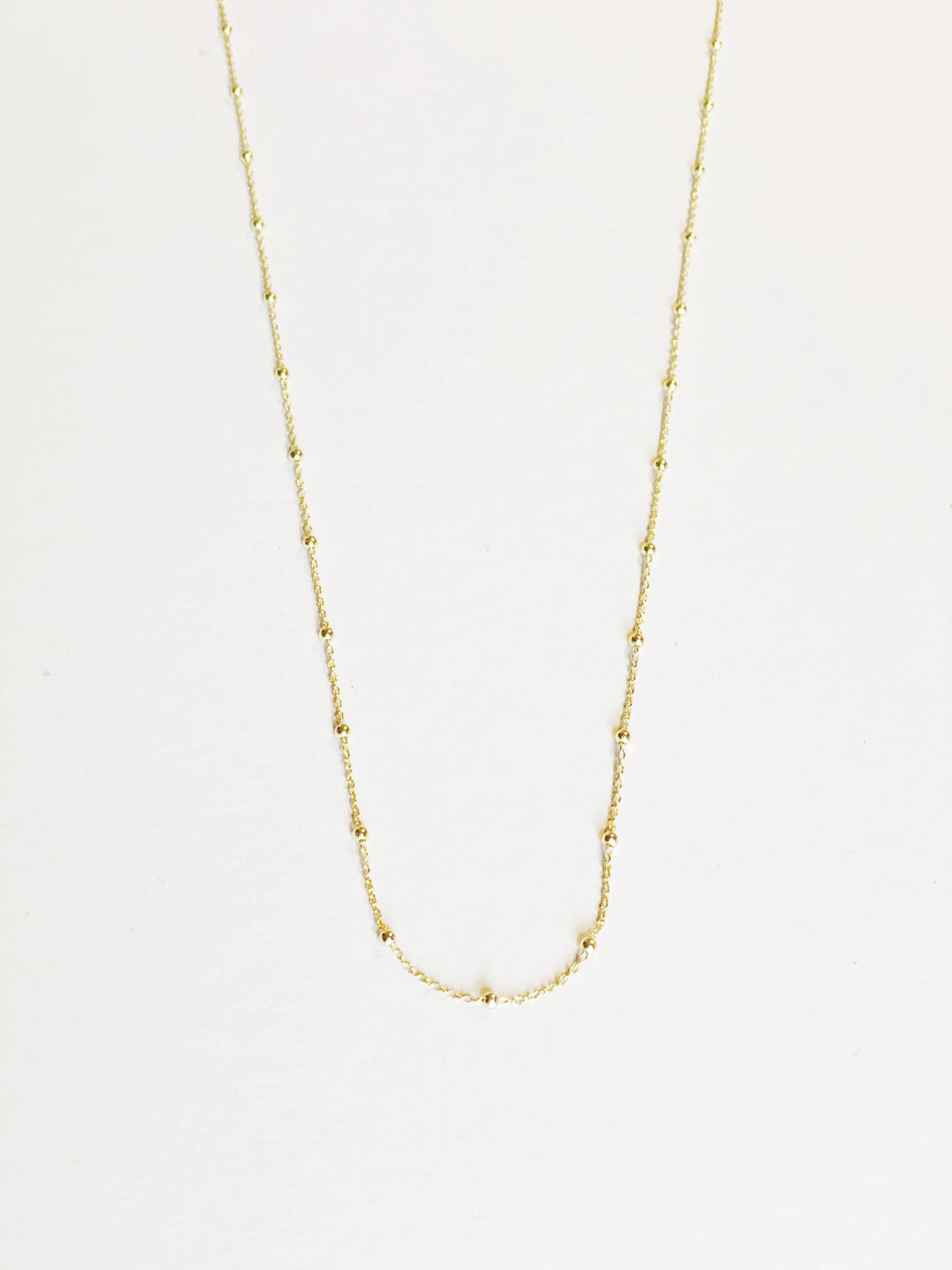 Gold Vermeil Satellite Chain Necklace