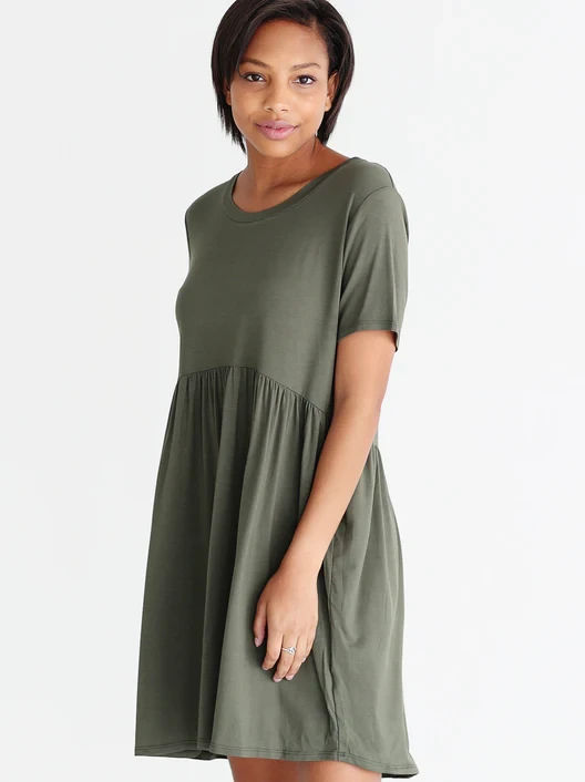 Army Babydoll Dress 