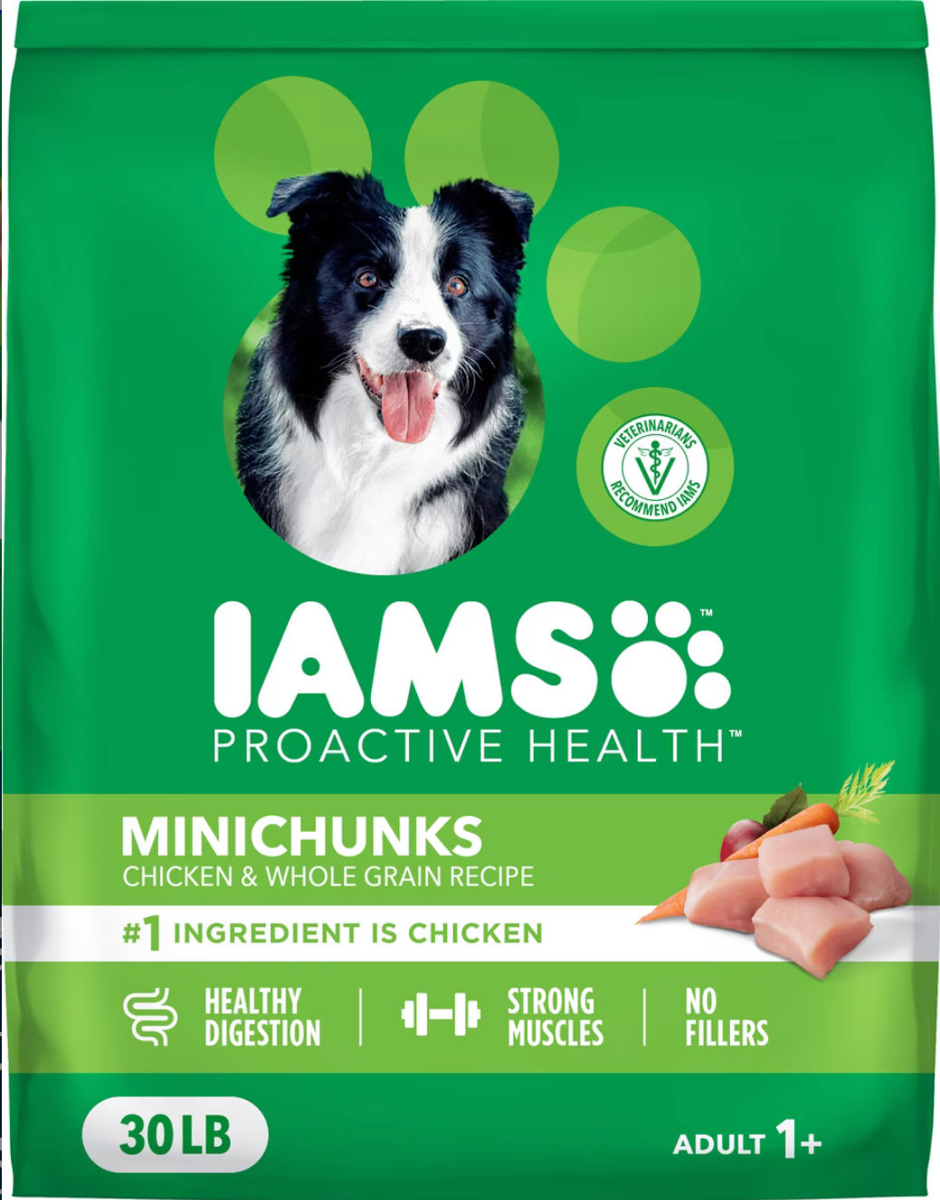 Iams Proactive Health Minichunks with Real Chicken & Whole Grains Dry Dog Food