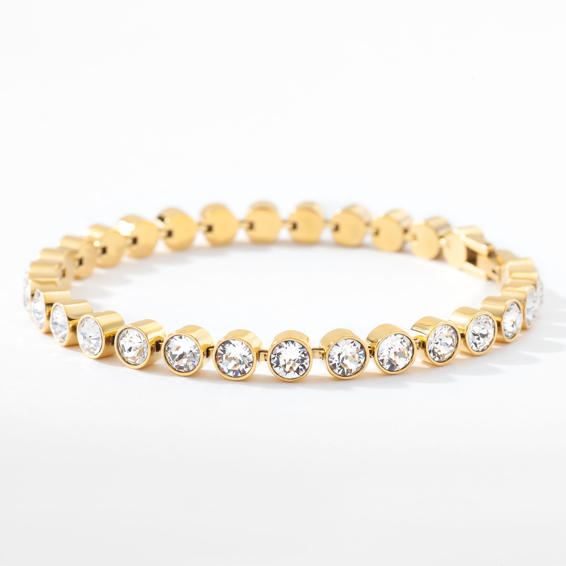 Mini Ice Bracelet, Golden, Small