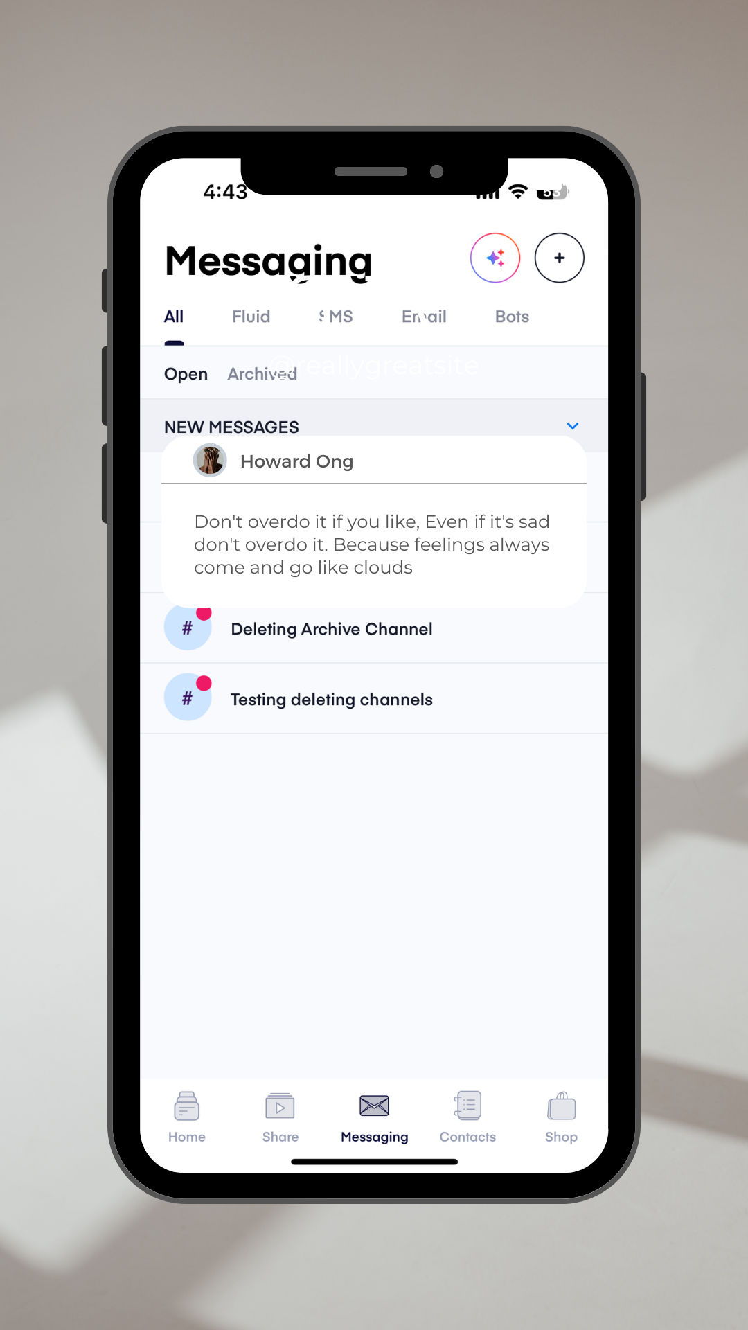 Fluid Messaging
