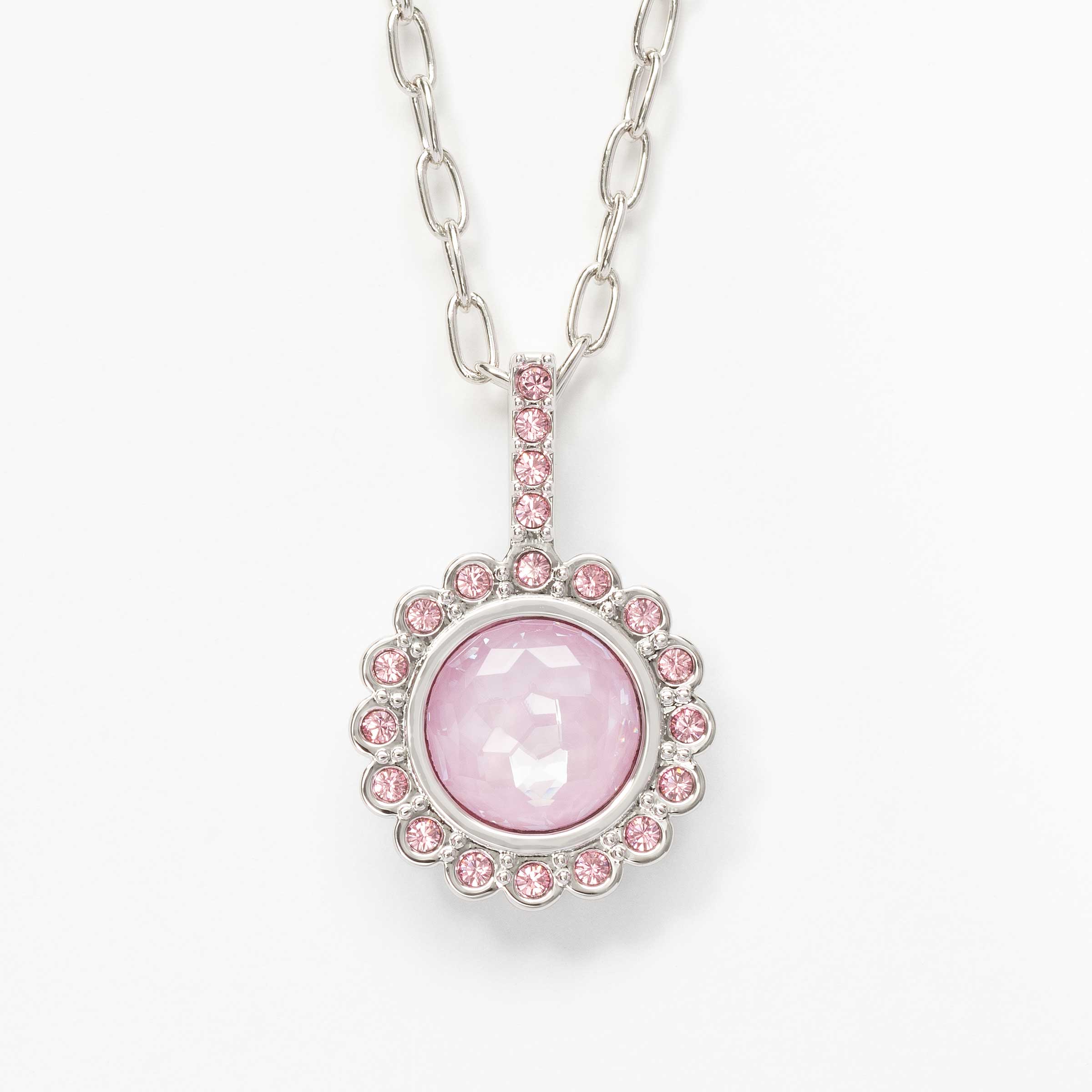 Precious Petals Necklace, Soft Rose
