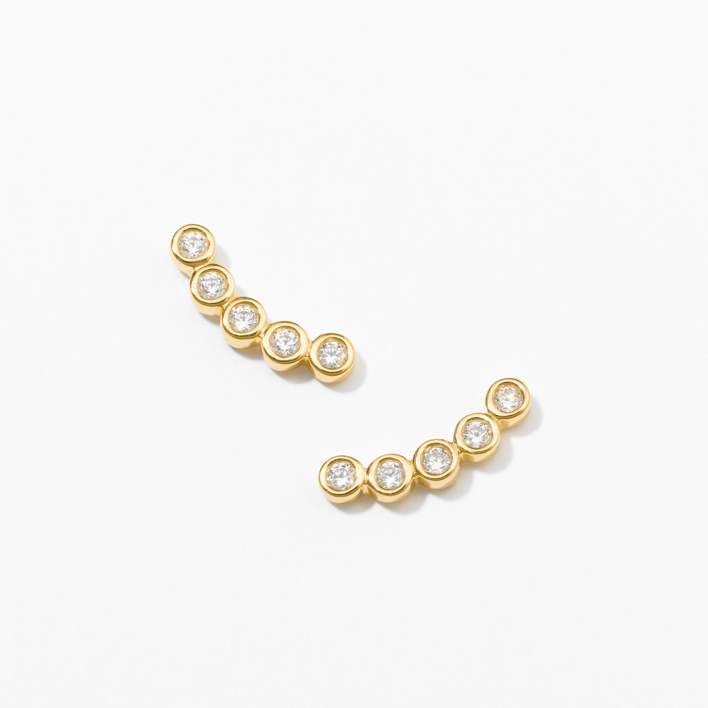 Urban Climber Earrings, Golden — view 2