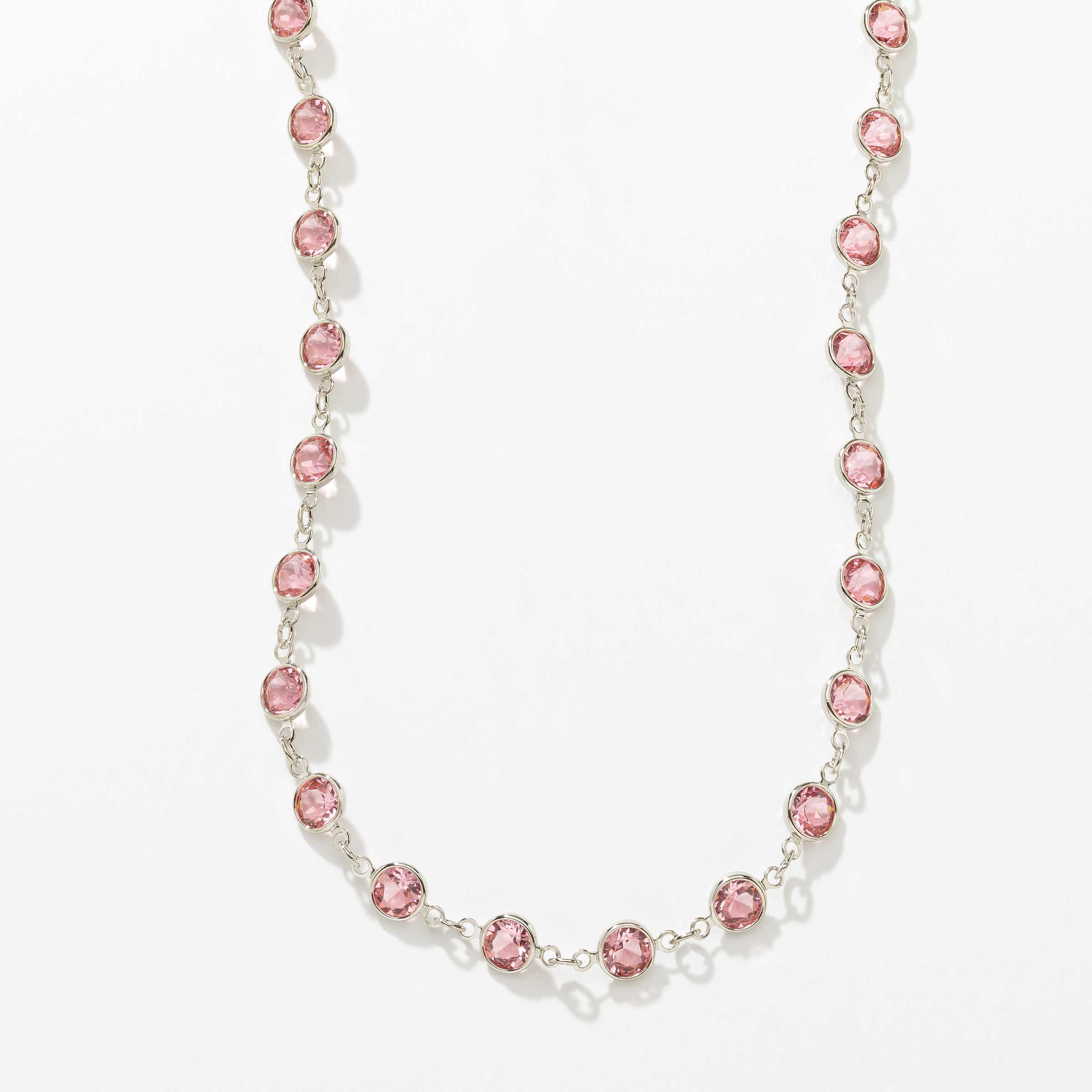 Chanelle Necklace, Light Rose Ignite