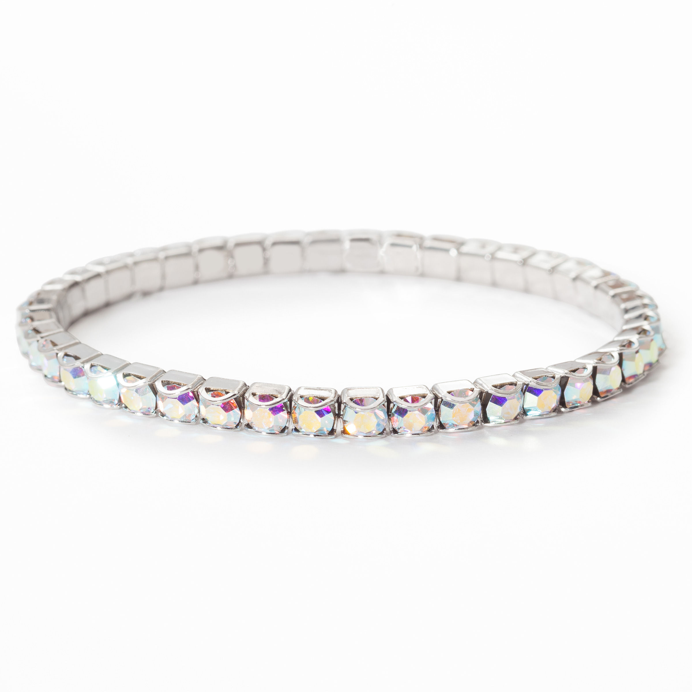 Crystal Aurore Boreale Stretch Bracelet
