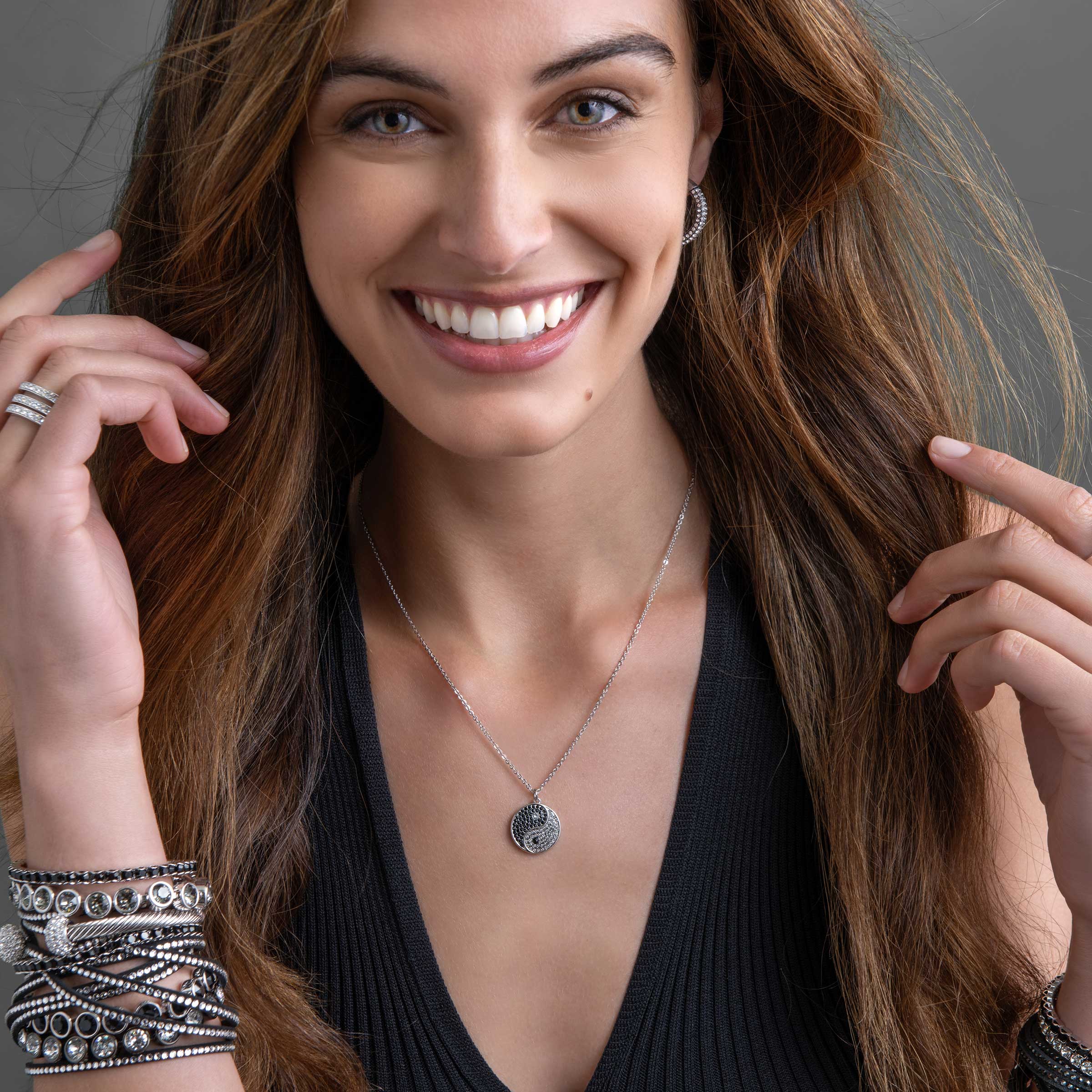 Jet Stretch Bracelet — view 2