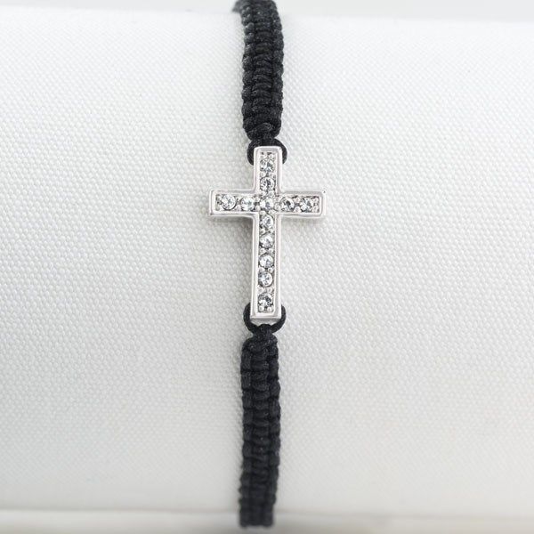 Grace Woven Cross Bracelet