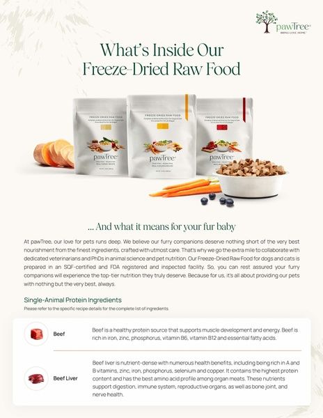 Freeze-Dried Raw Ingredients & Their Benefits