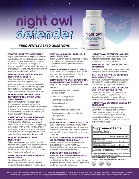 Night Owl Defender I FAQ
