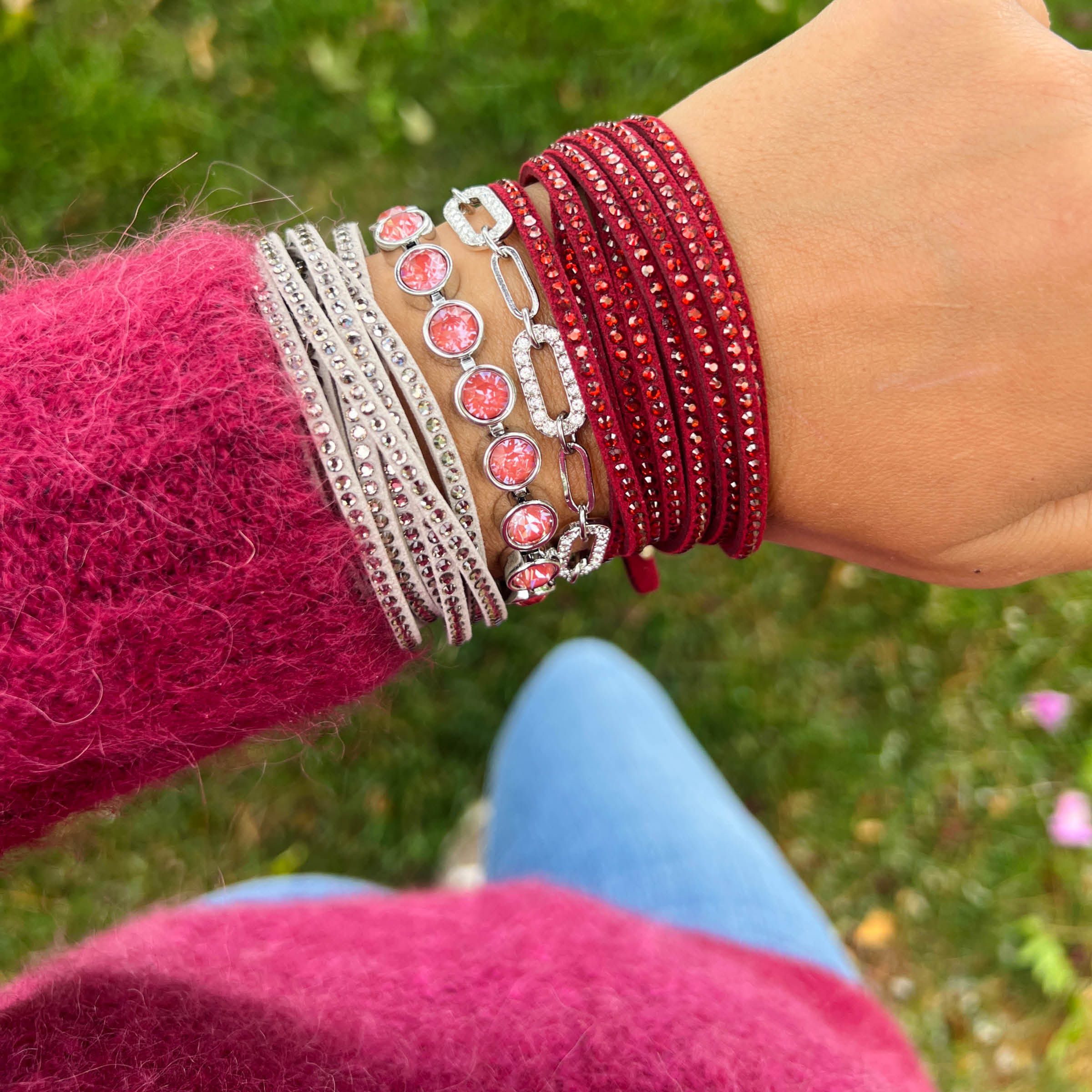 Fascinate Bracelet, Crystal — view 2