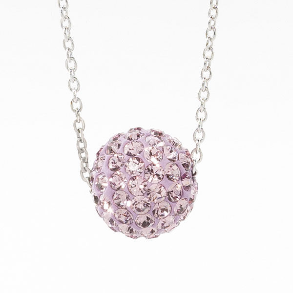 June Birthstone Necklace — view 2