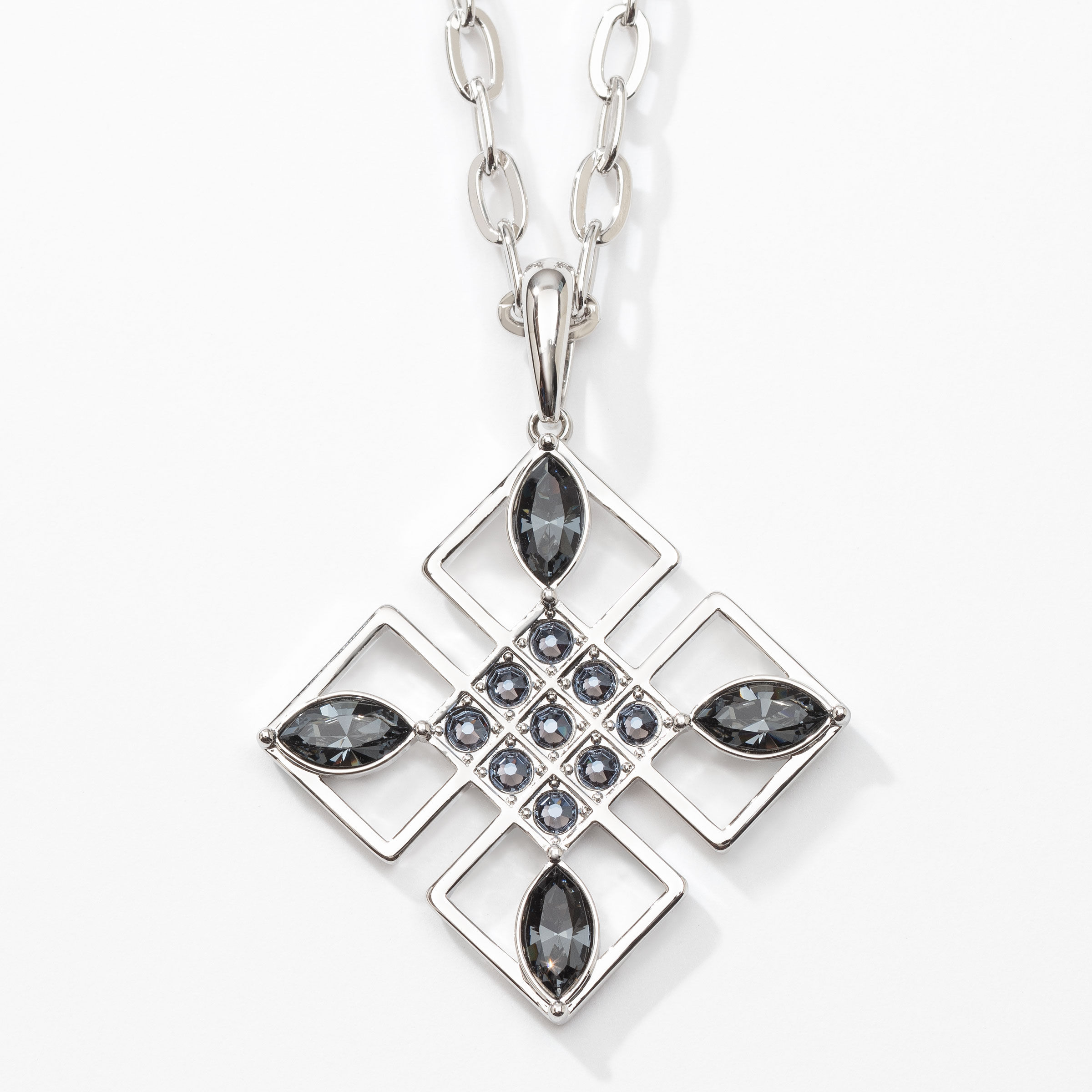 Gallery Necklace, Black