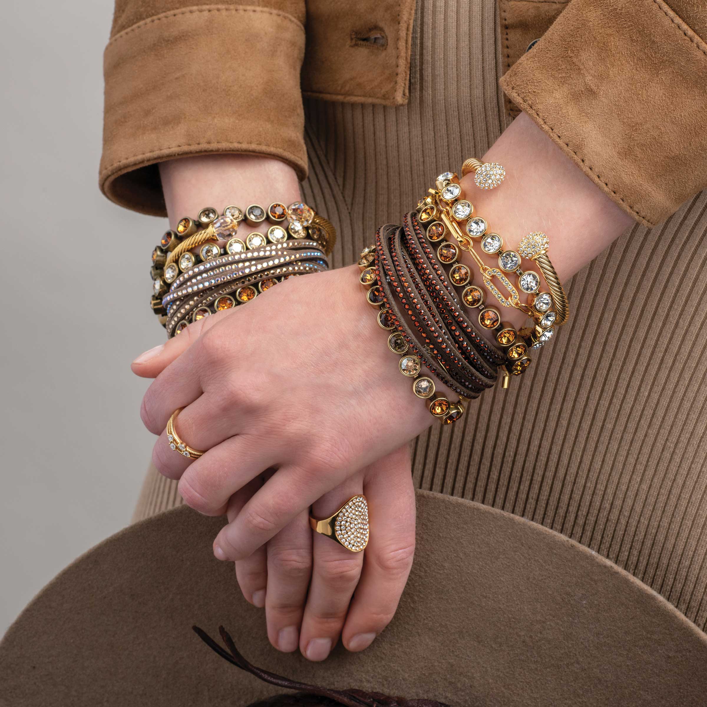 Riviera Cuff, Golden — view 2