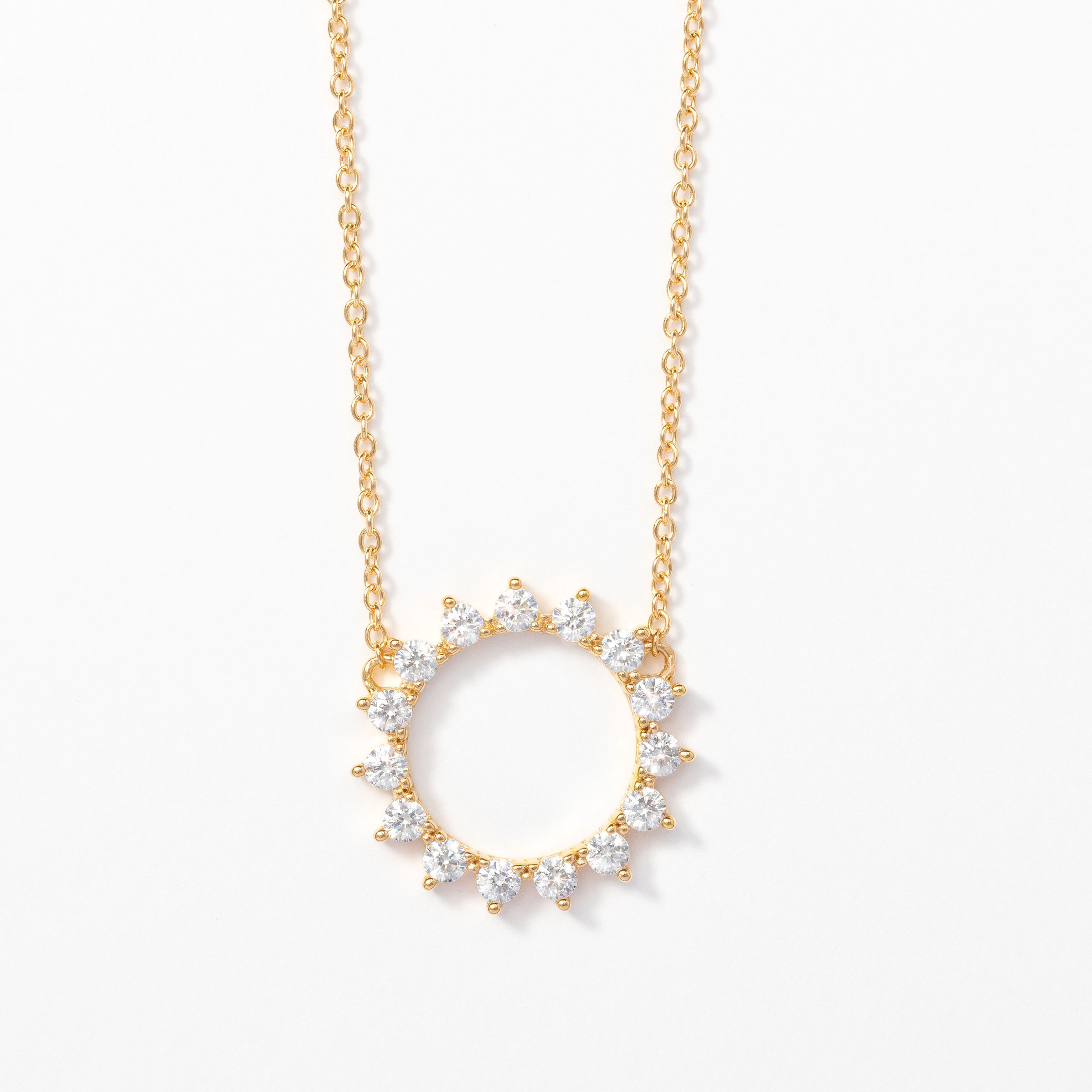 Forever and Ever Necklace, Golden — view 2