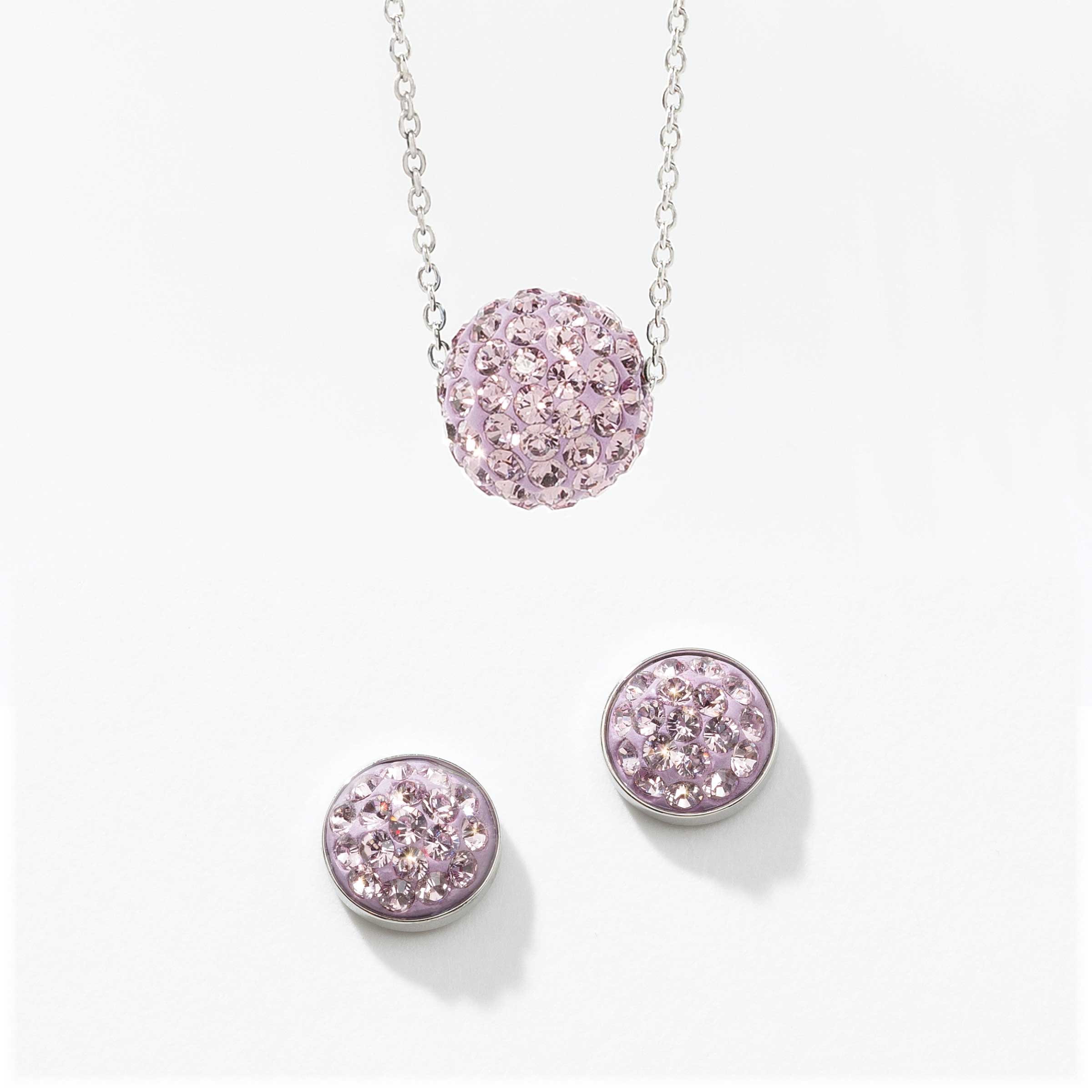 June Birthstone Necklace and Earring Set