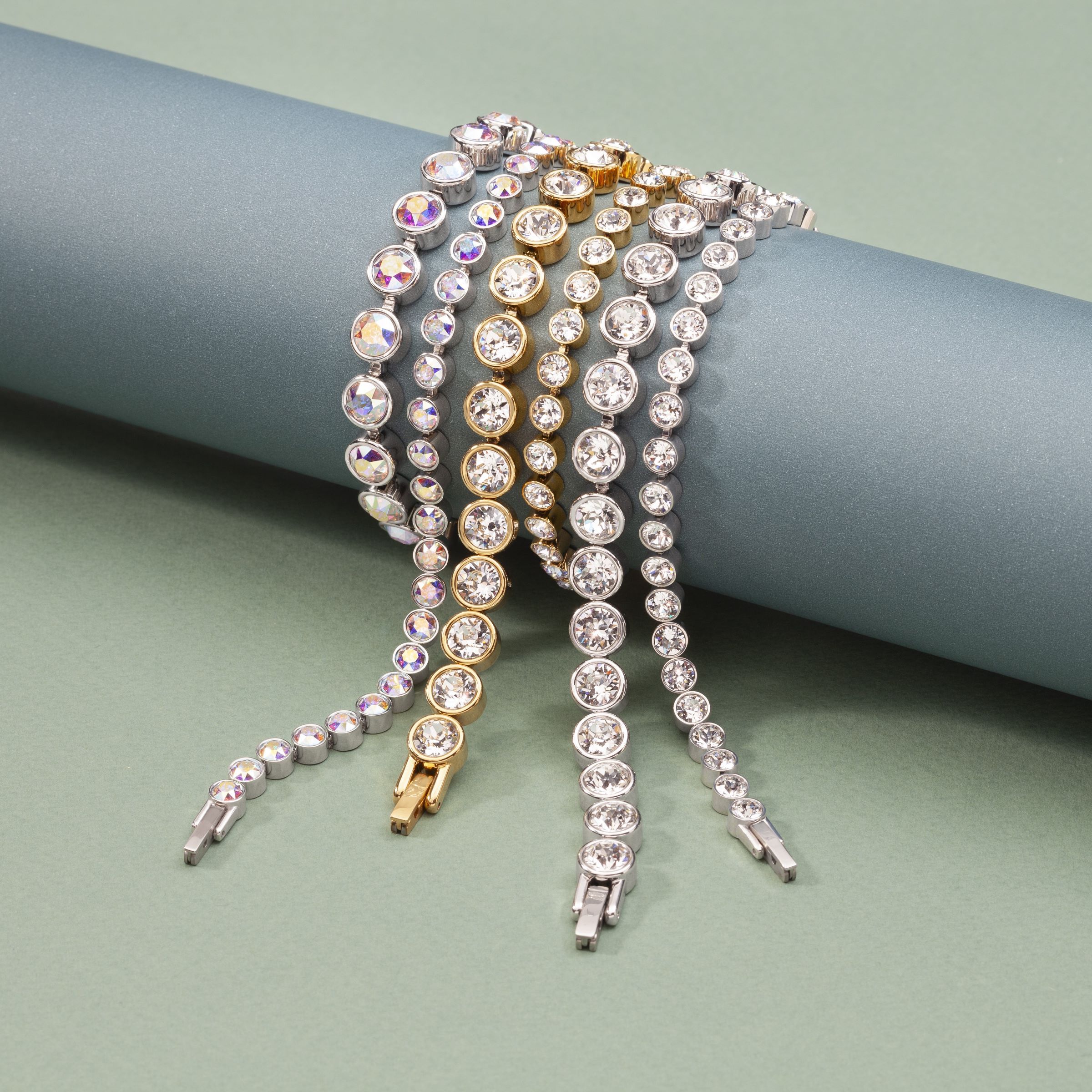 Mini Ice Bracelet, Golden — view 4