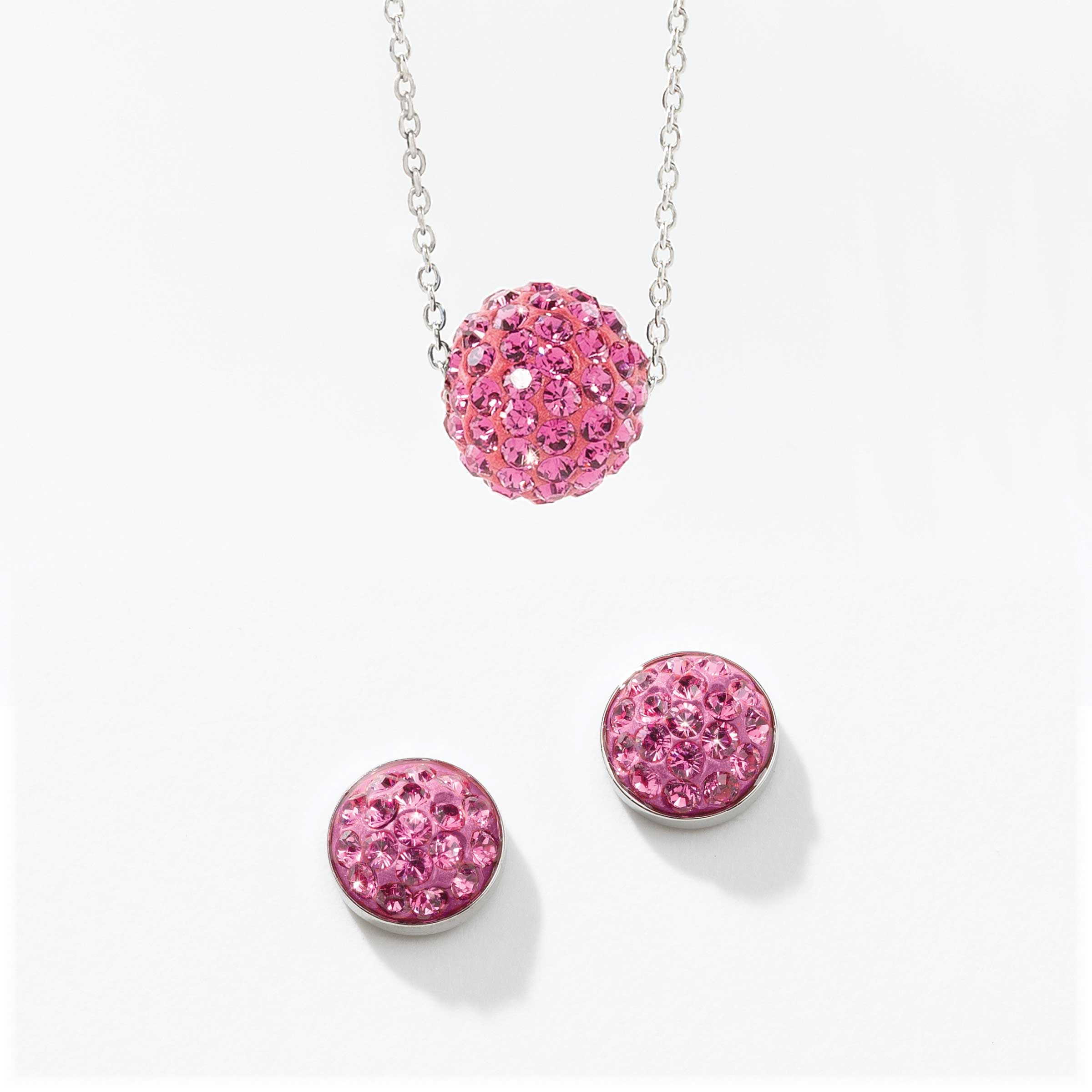 October Birthstone Necklace and Earring Set