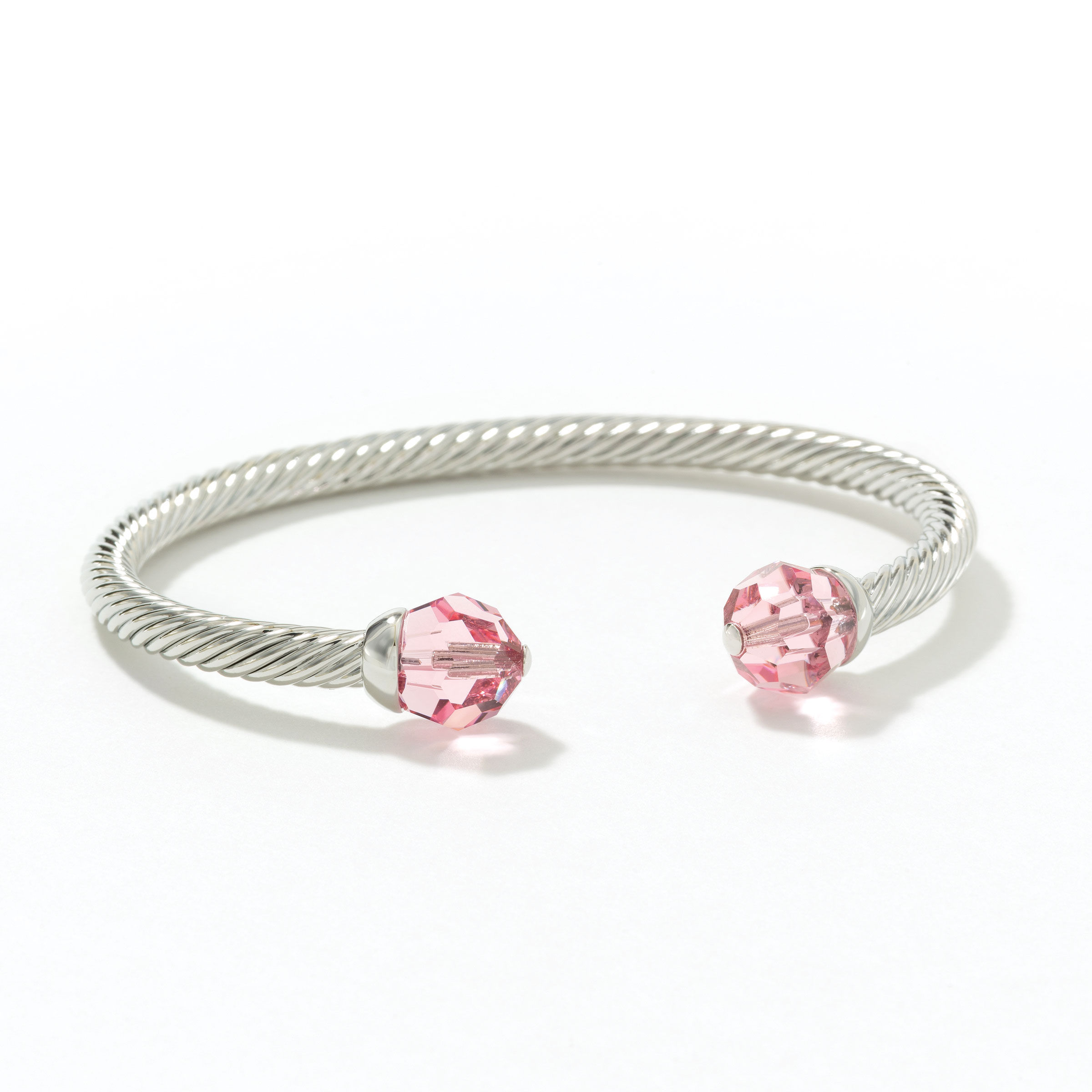 With a Twist Bracelet, Light Rose