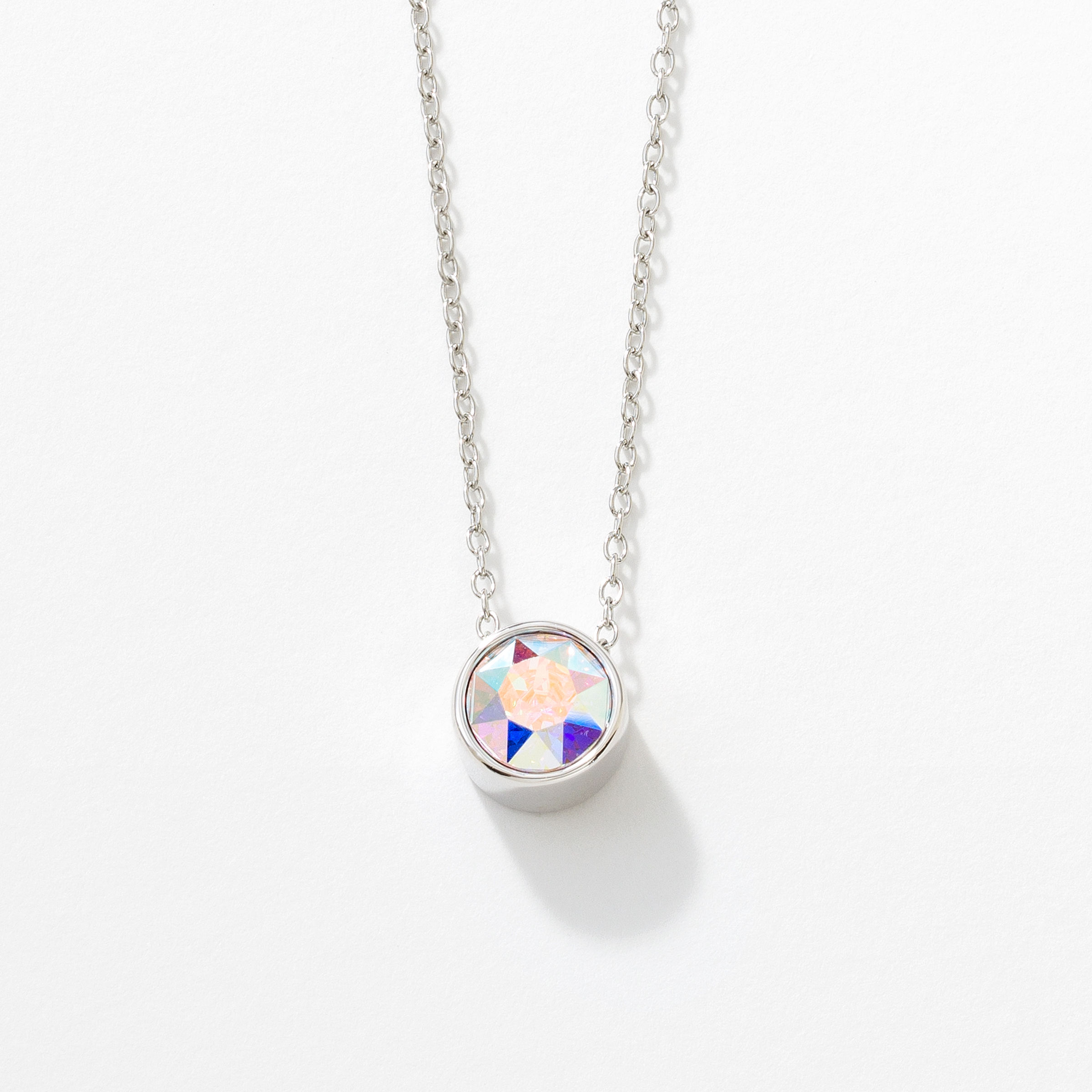 Crystal Aurore Boreale Ice Necklace