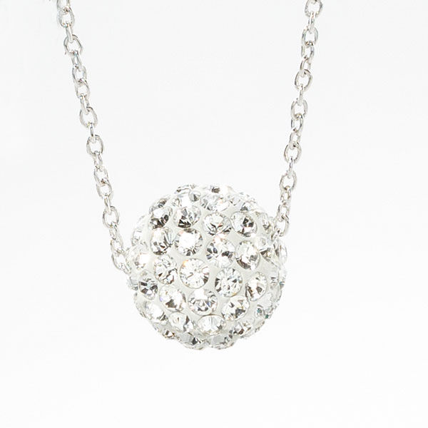 April Birthstone Necklace — view 3