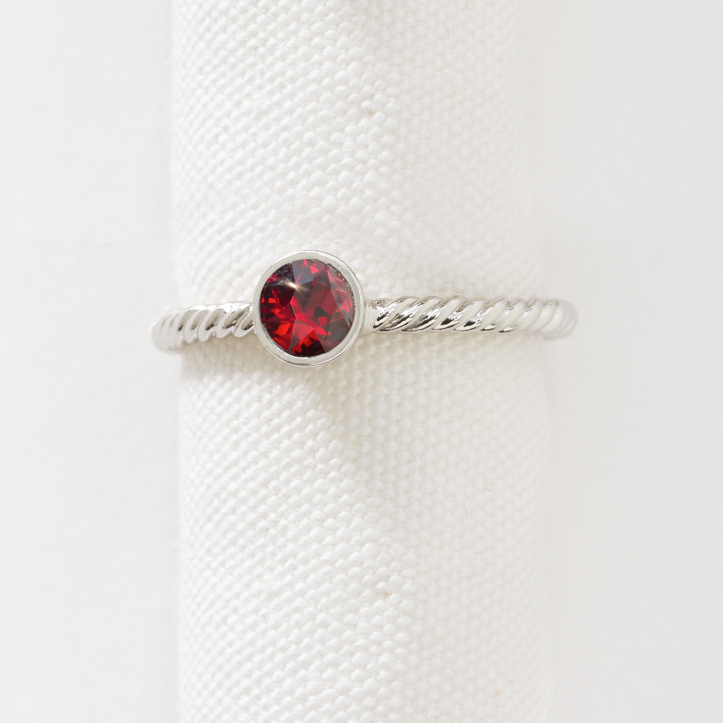 January Birthstone Ring — view 2