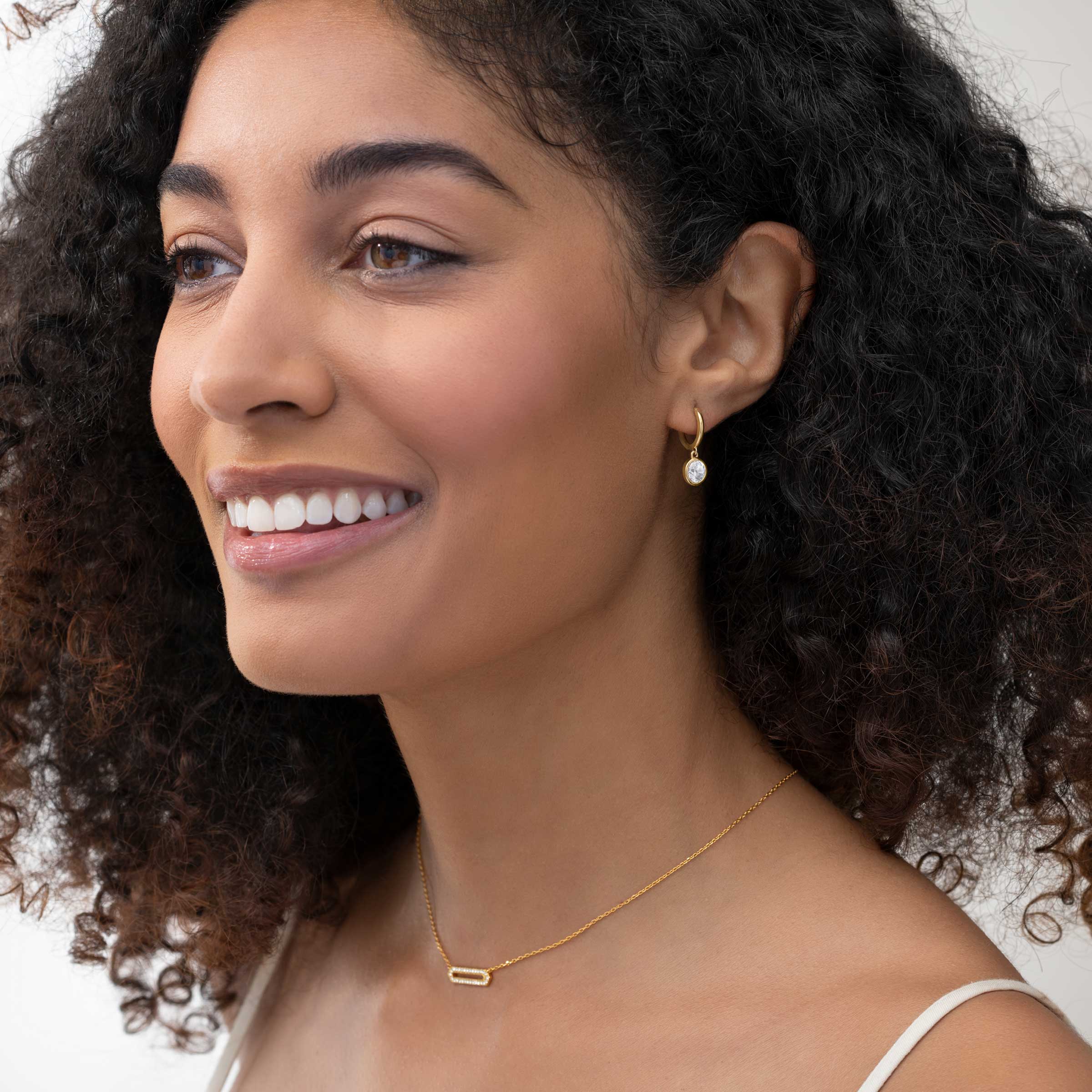 Go To Earrings, Golden — view 3