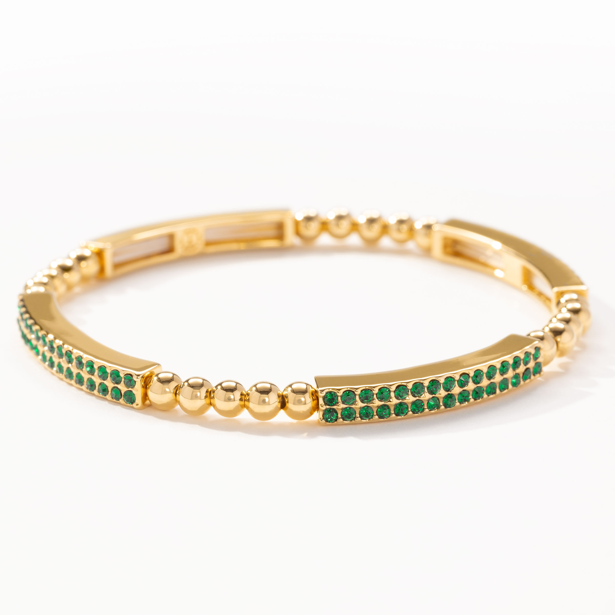 Final Stretch Bracelet, Golden Green — view 2