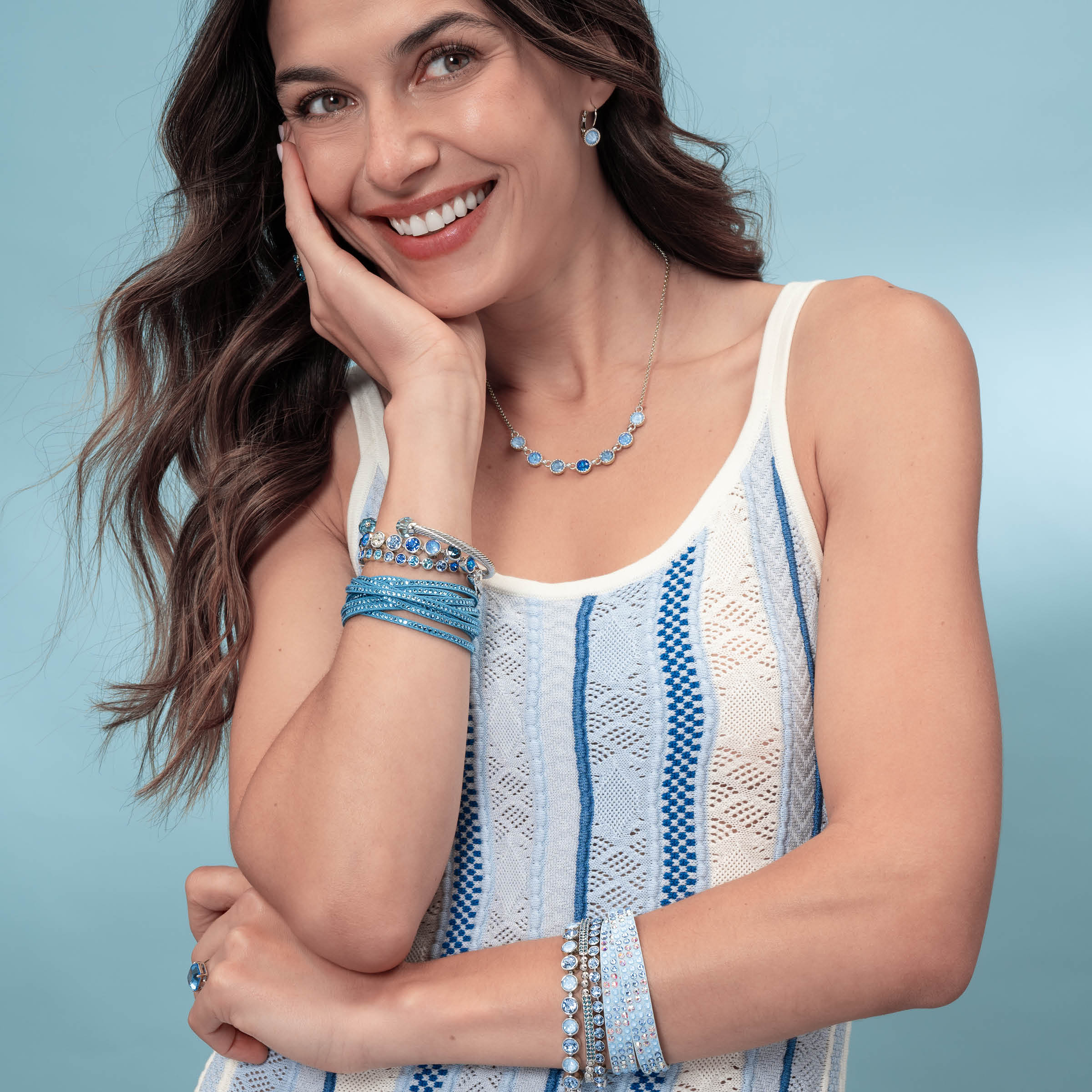 Little Wonder Earrings, Sky Ignite — view 3