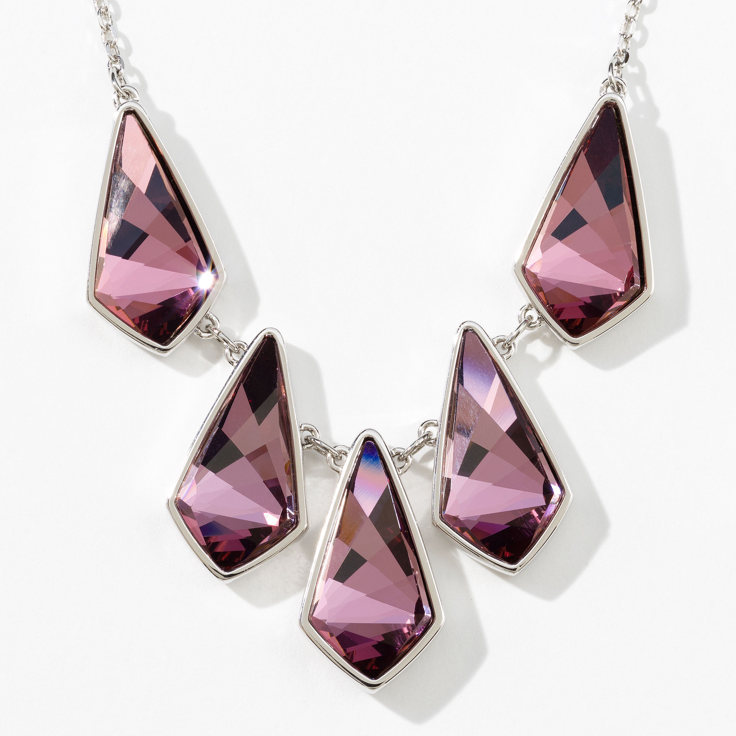 Kite Necklace, Antique Pink