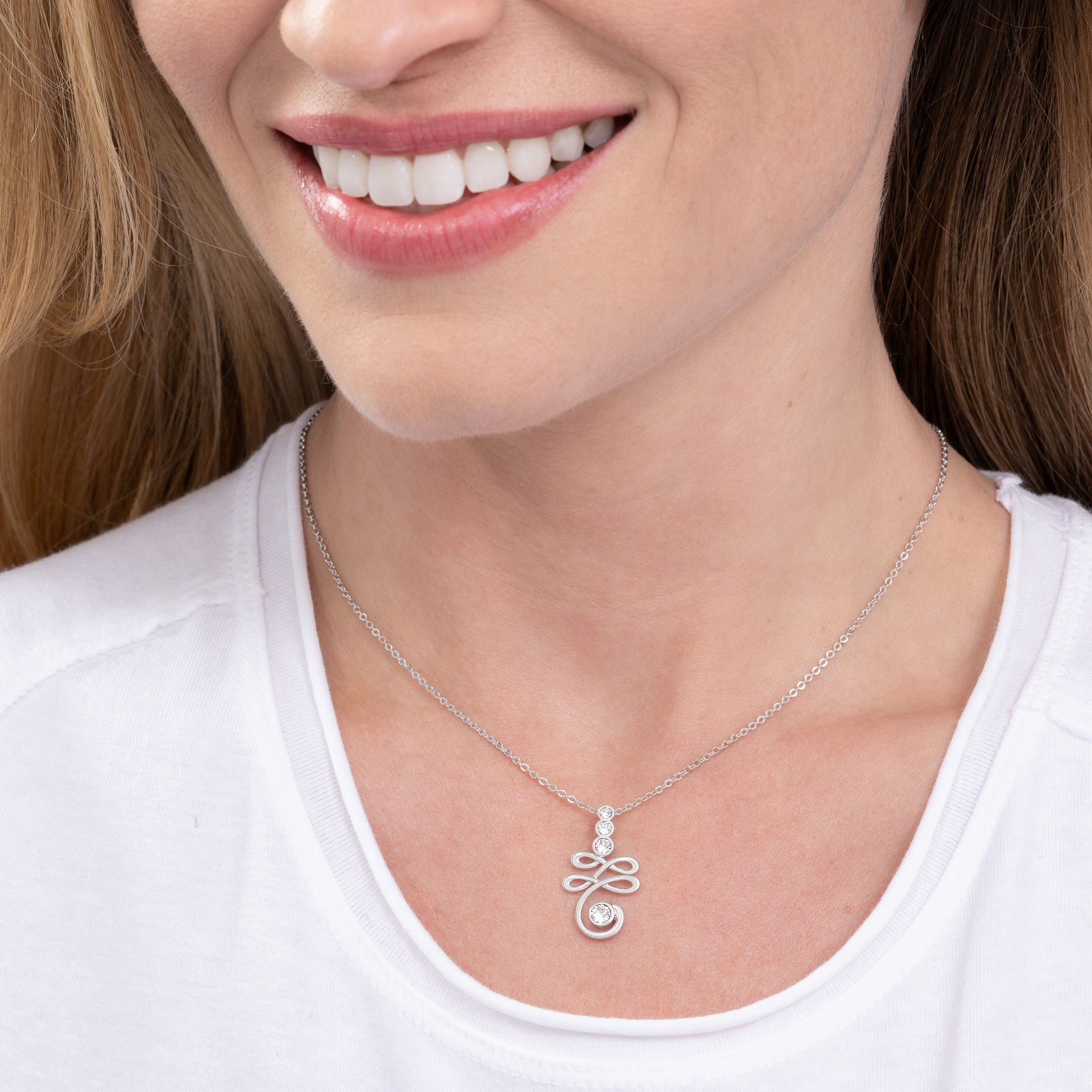 Unalome Necklace — view 2