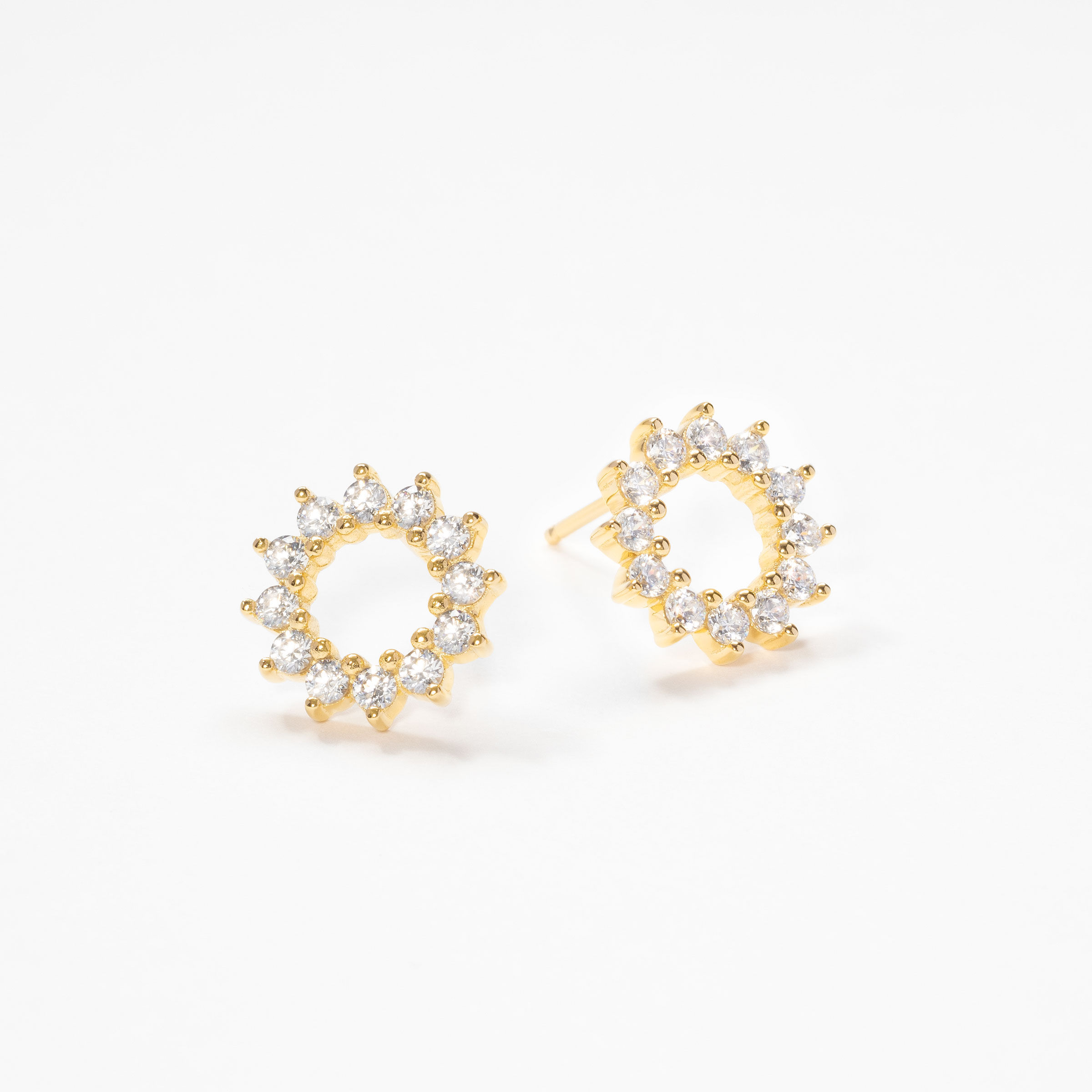 Forever and Ever Earrings, Golden — view 2